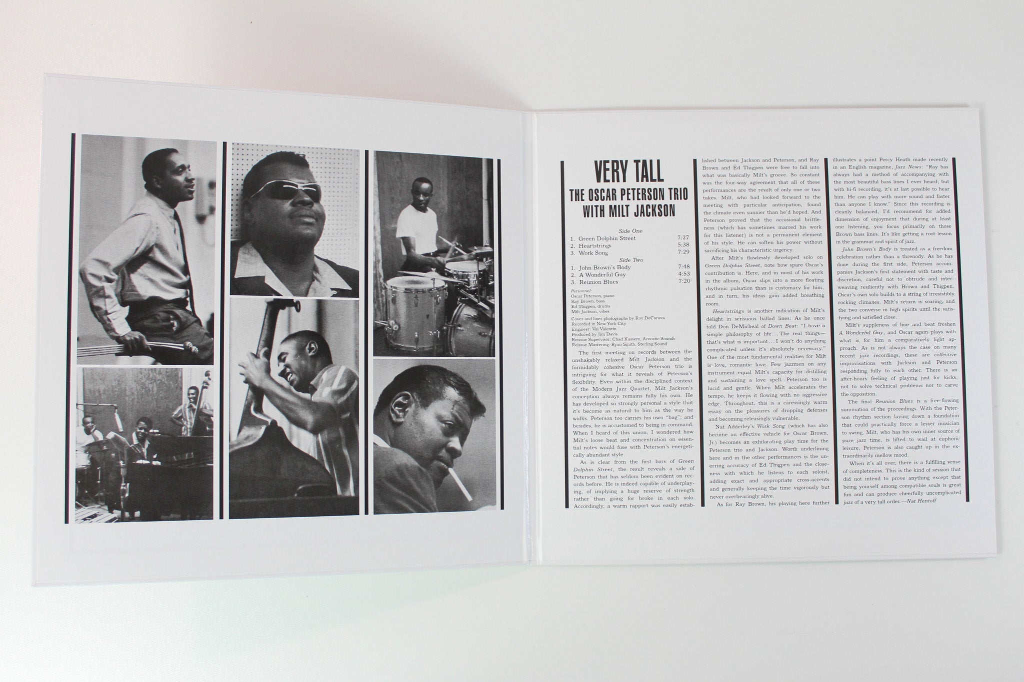 The Oscar Peterson Trio With Milt Jackson - Very Tall on Verve Acoustic Sound Series Reissue