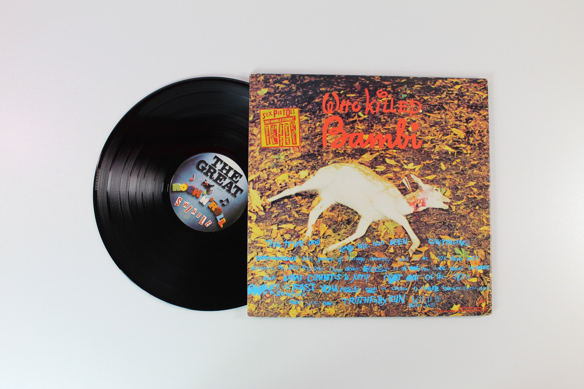 Sex Pistols 7インチシングル 2曲入り Sex Pistols - The Great Rock 'N' Roll Swindle on Virgin UK Pressing