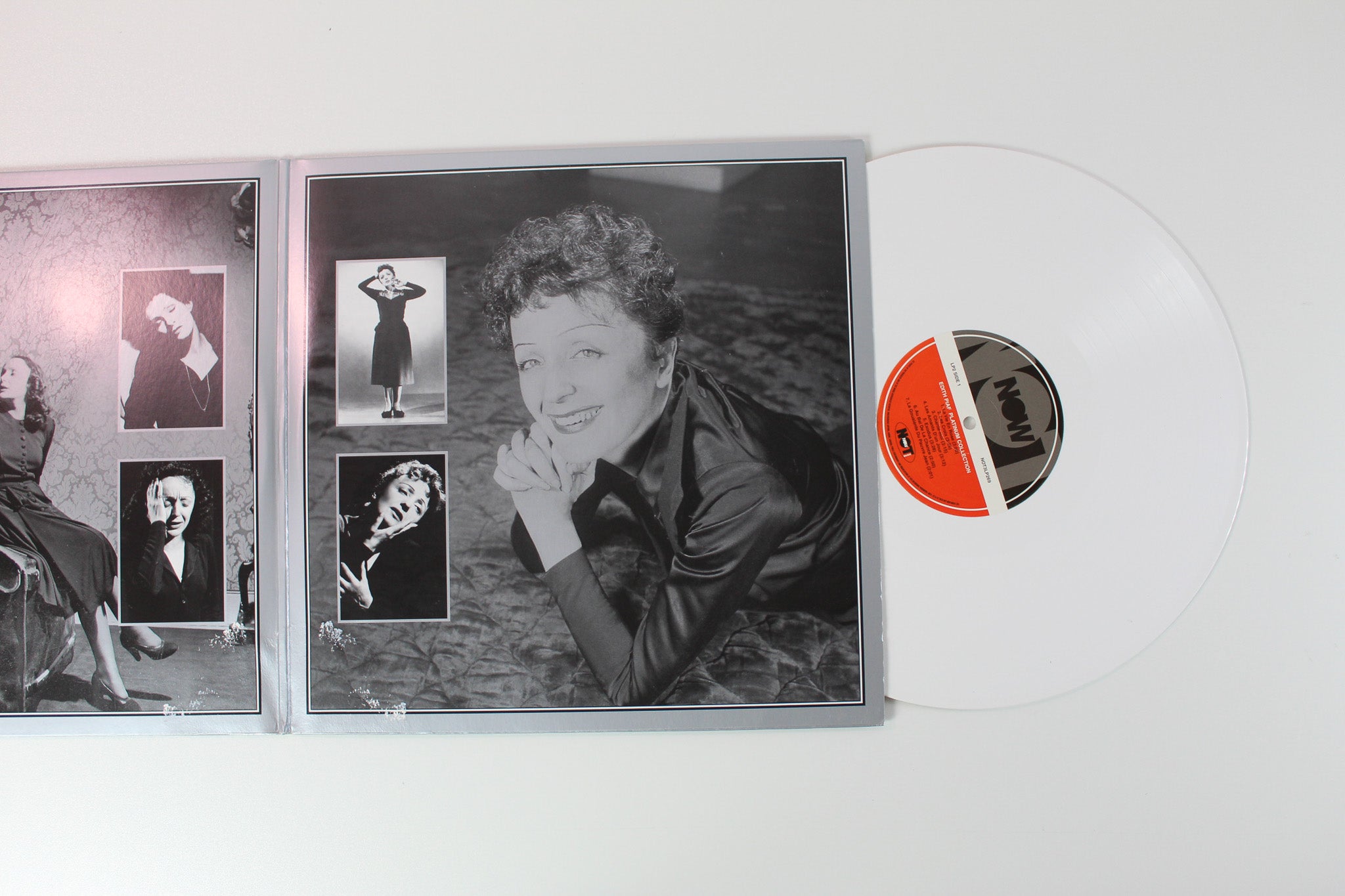 Edith Piaf - The Platinum Collection on Not Now Music White Vinyl