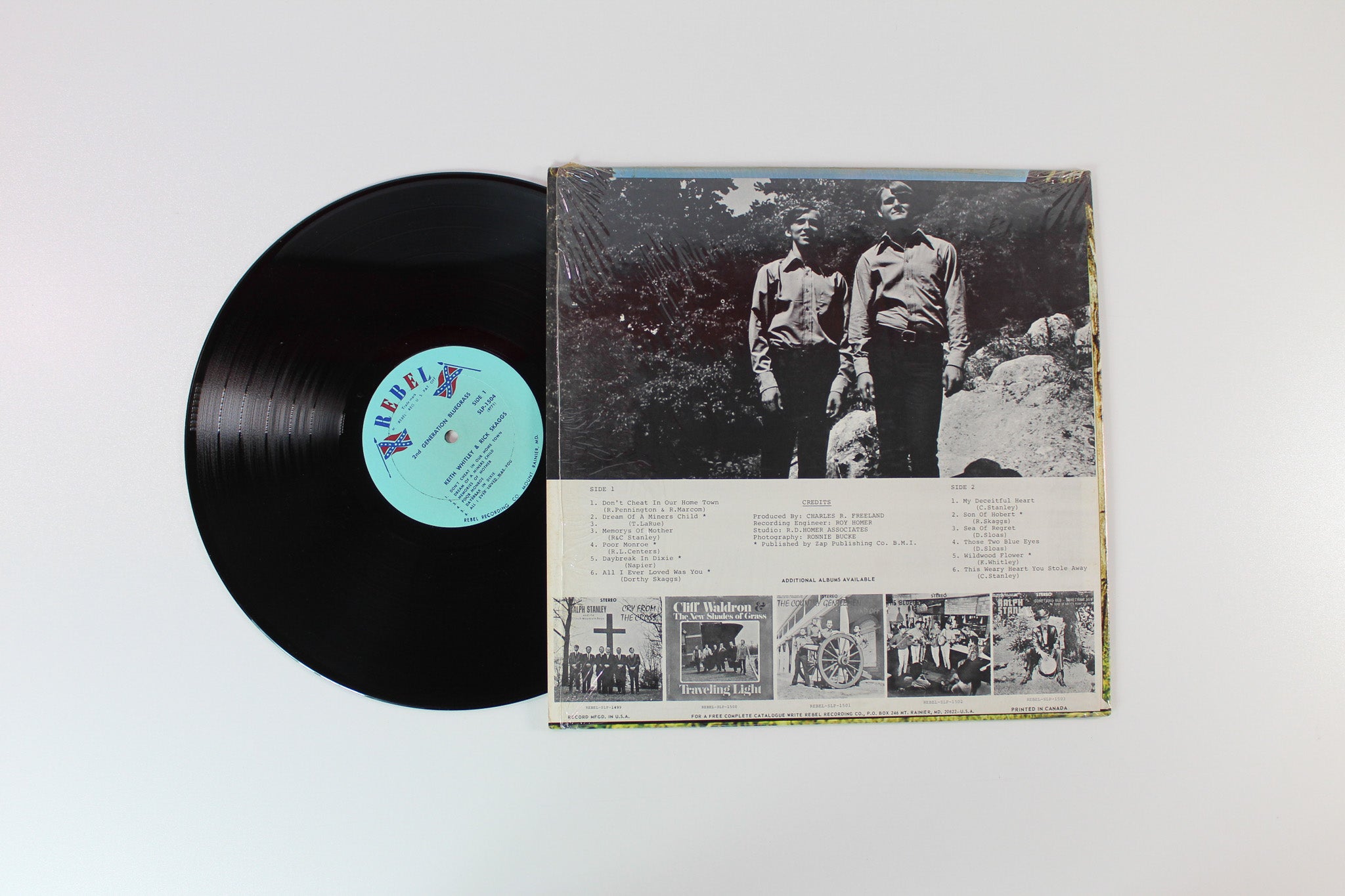 Keith Whitley & Rick Skaggs - 2nd Generation Bluegrass on Rebel