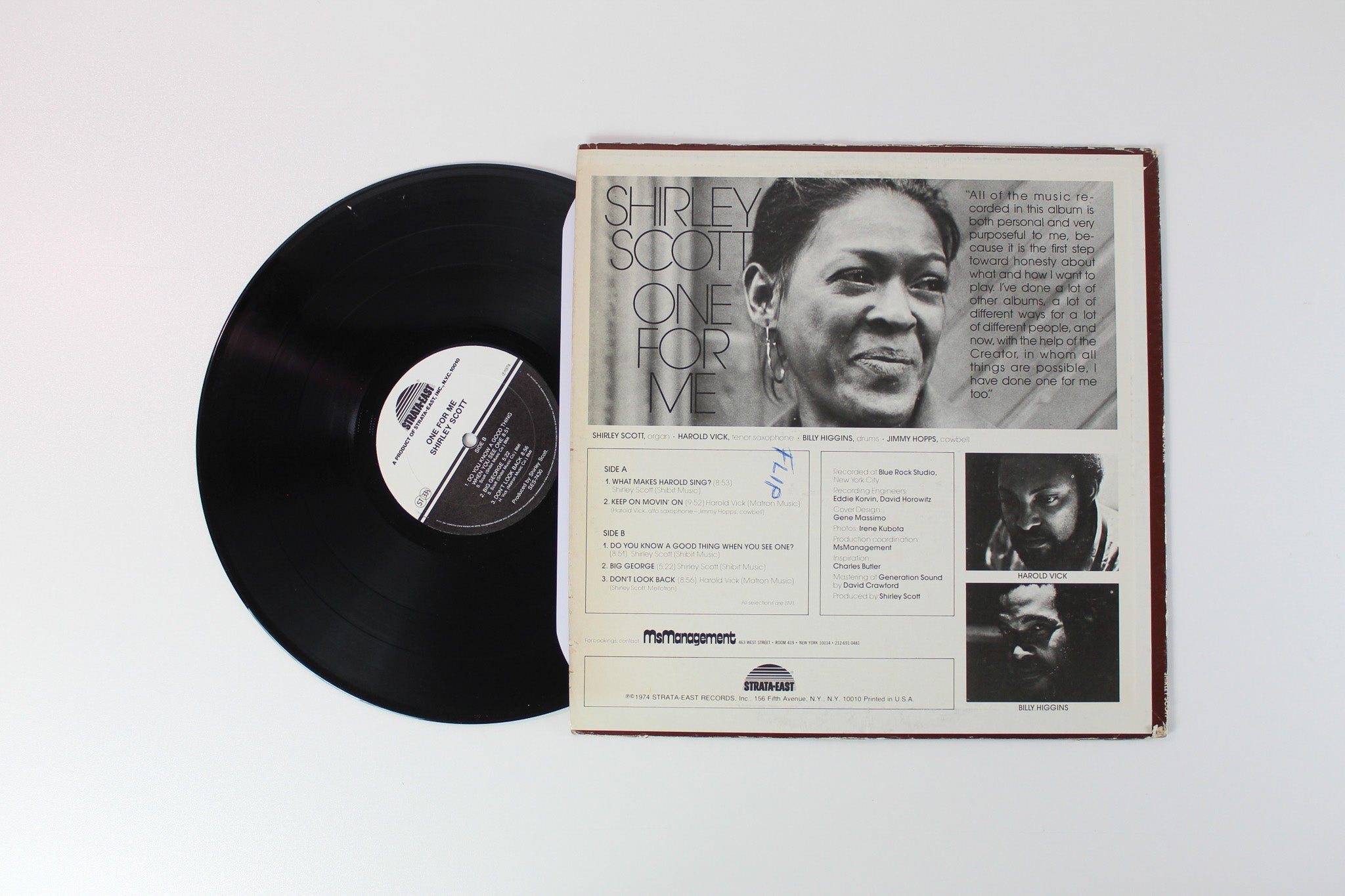 Shirley Scott - One For Me on Strata East