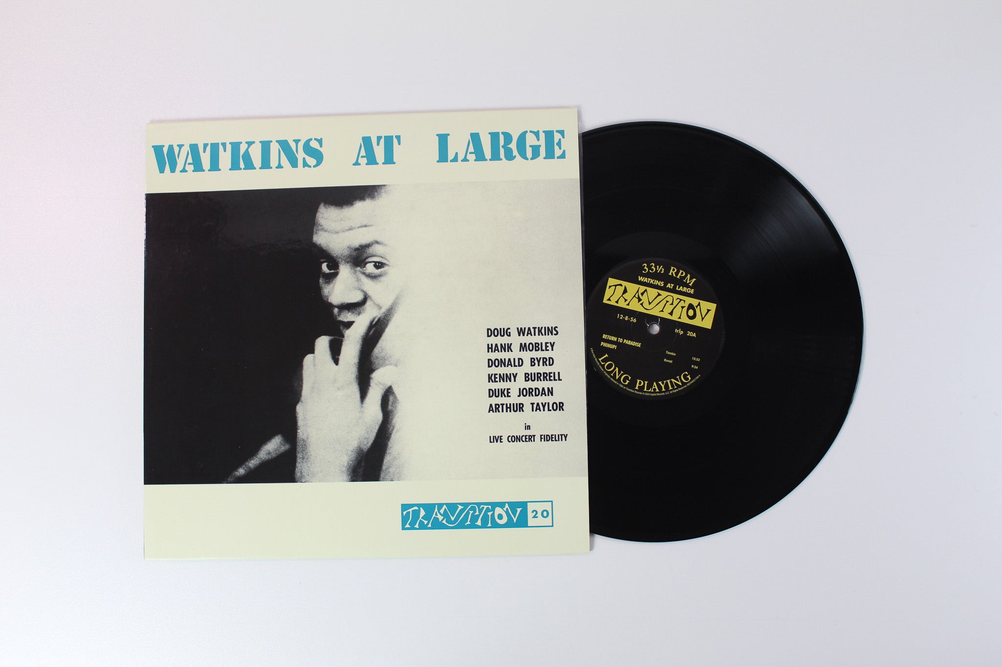 Doug Watkins - Watkins At Large on Transition Blue Note Tone Poet Series Reissue