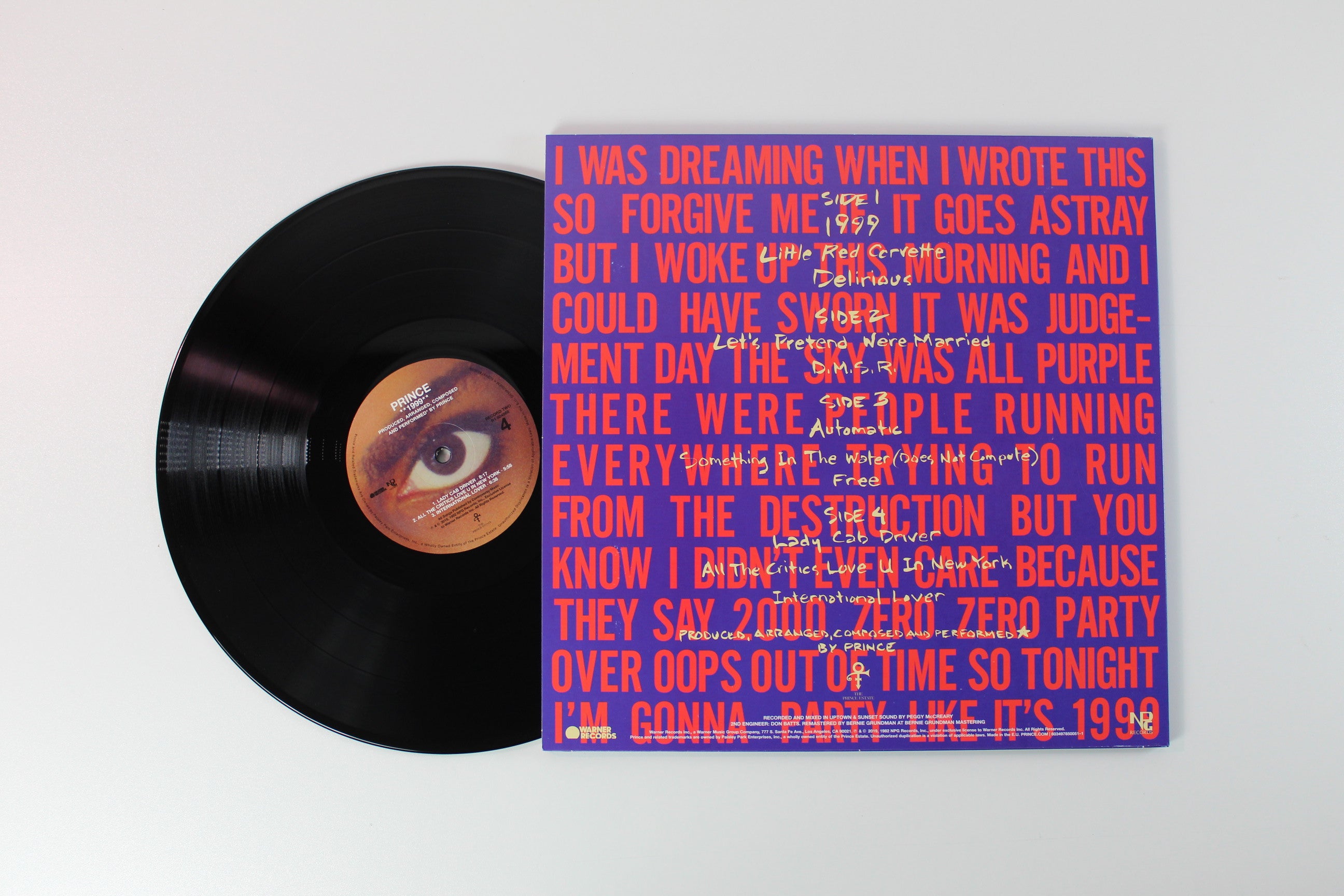 Prince - 1999 on NPG Warner Deluxe Edition Box Wet
