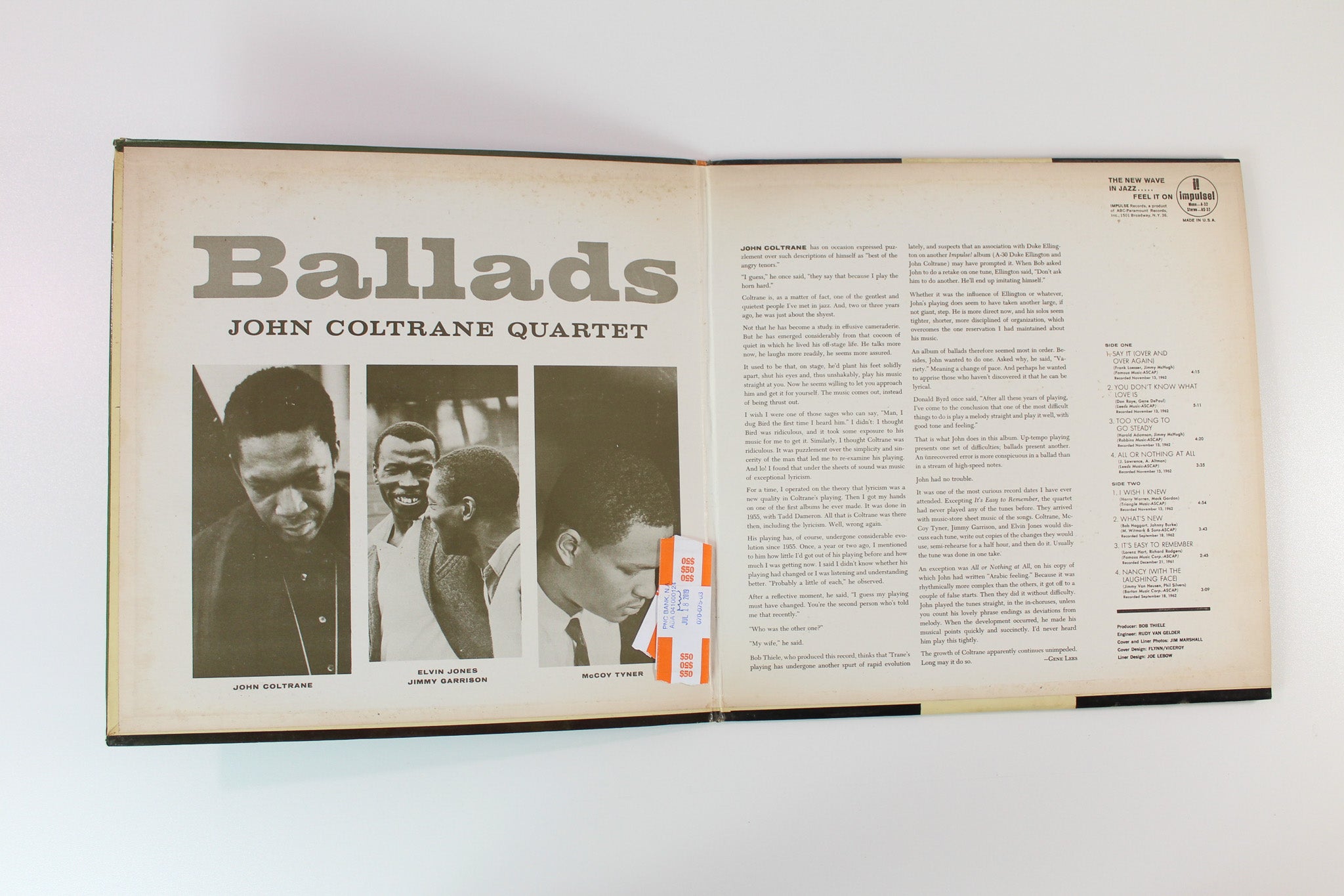 The John Coltrane Quartet - Ballads on Impulse Stereo