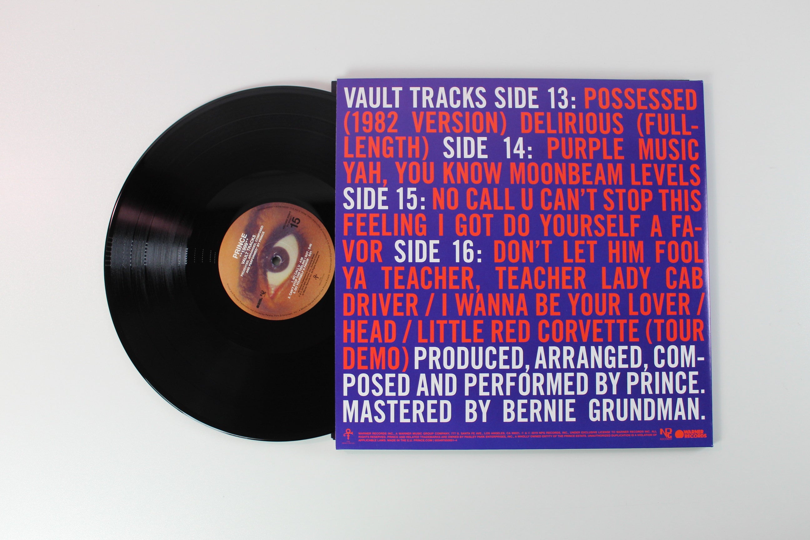 Prince - 1999 on NPG Warner Deluxe Edition Box Wet