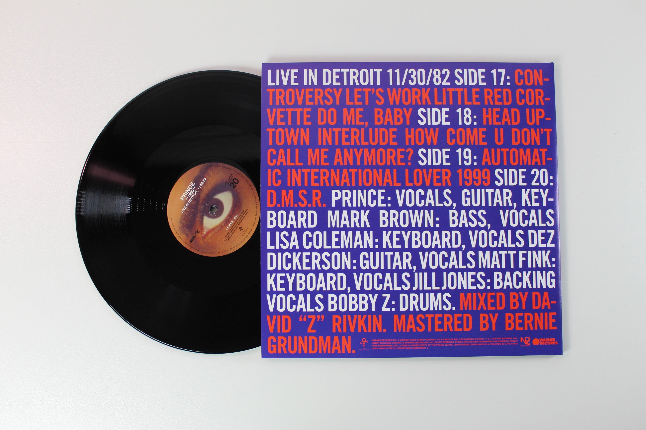 Prince - 1999 on NPG Warner Deluxe Edition Box Wet