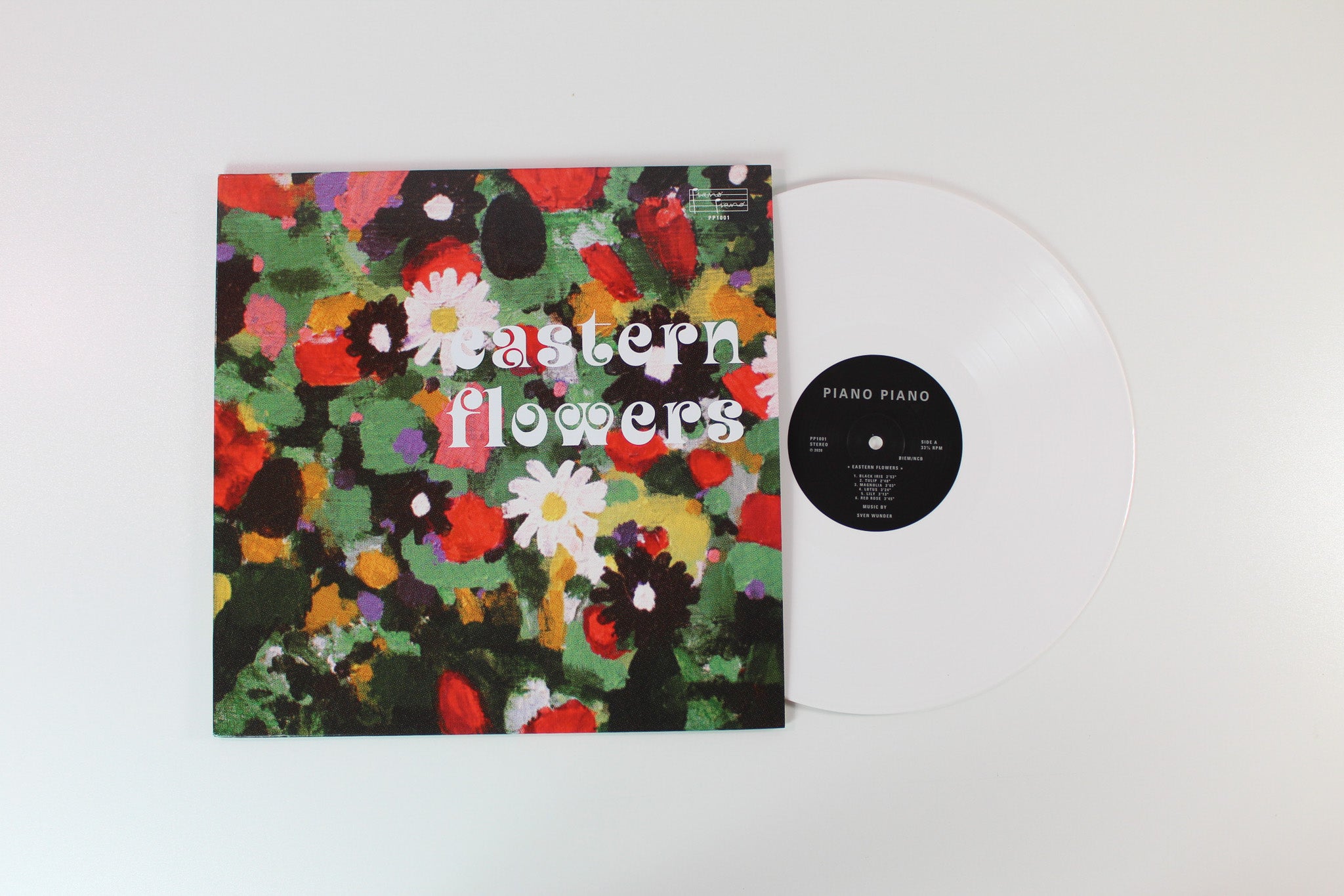 Sven Wunder - Eastern Flowers on Piano Piano Ltd White Vinyl Reissue