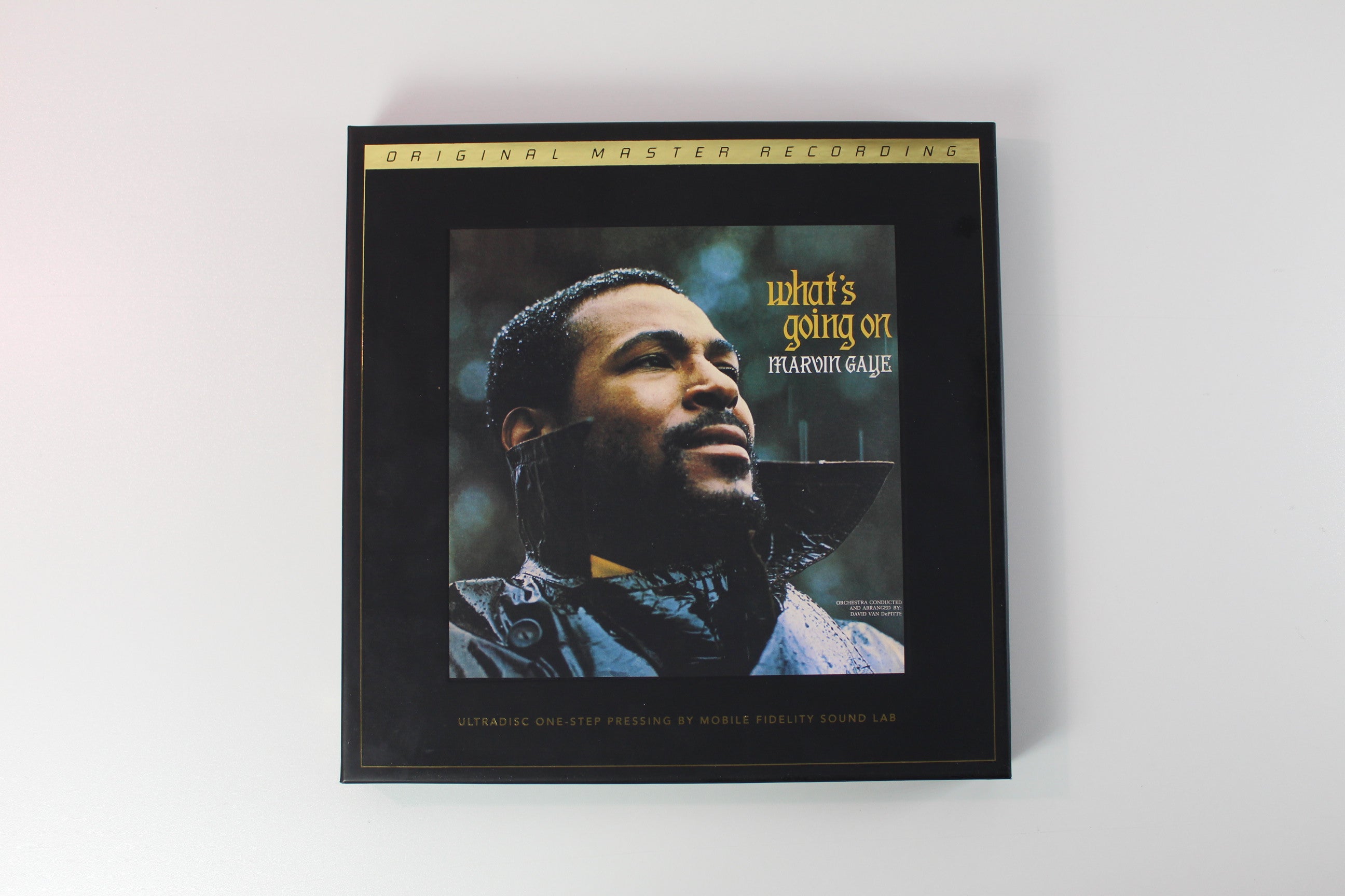 Marvin Gaye - What's Going On on Mobile Fidelity Sound Lab UltraDisc One Step Ltd Number 2 X 12" 45 RPM Reissue Box Set