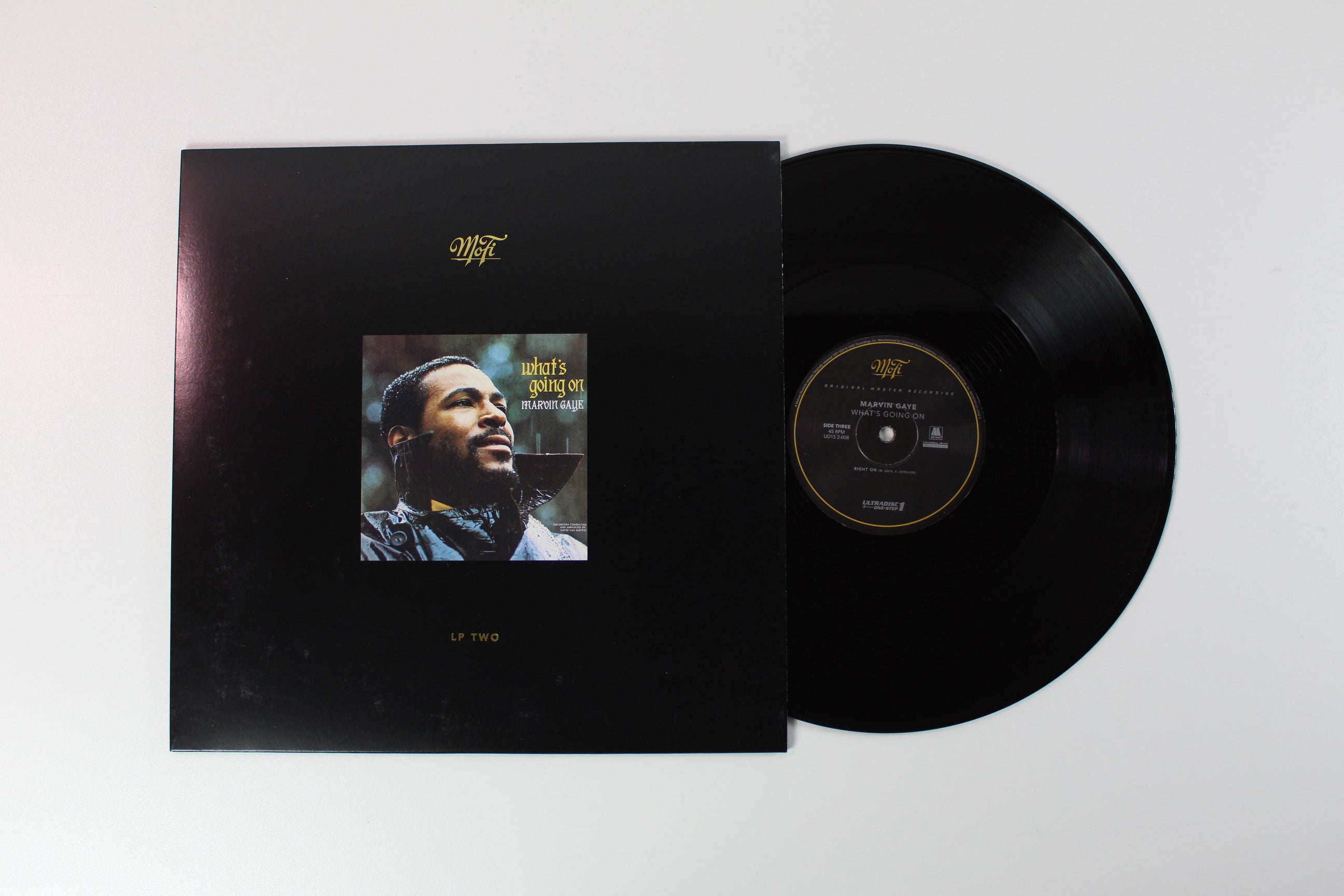 Marvin Gaye - What's Going On on Mobile Fidelity Sound Lab UltraDisc One Step Ltd Number 2 X 12" 45 RPM Reissue Box Set