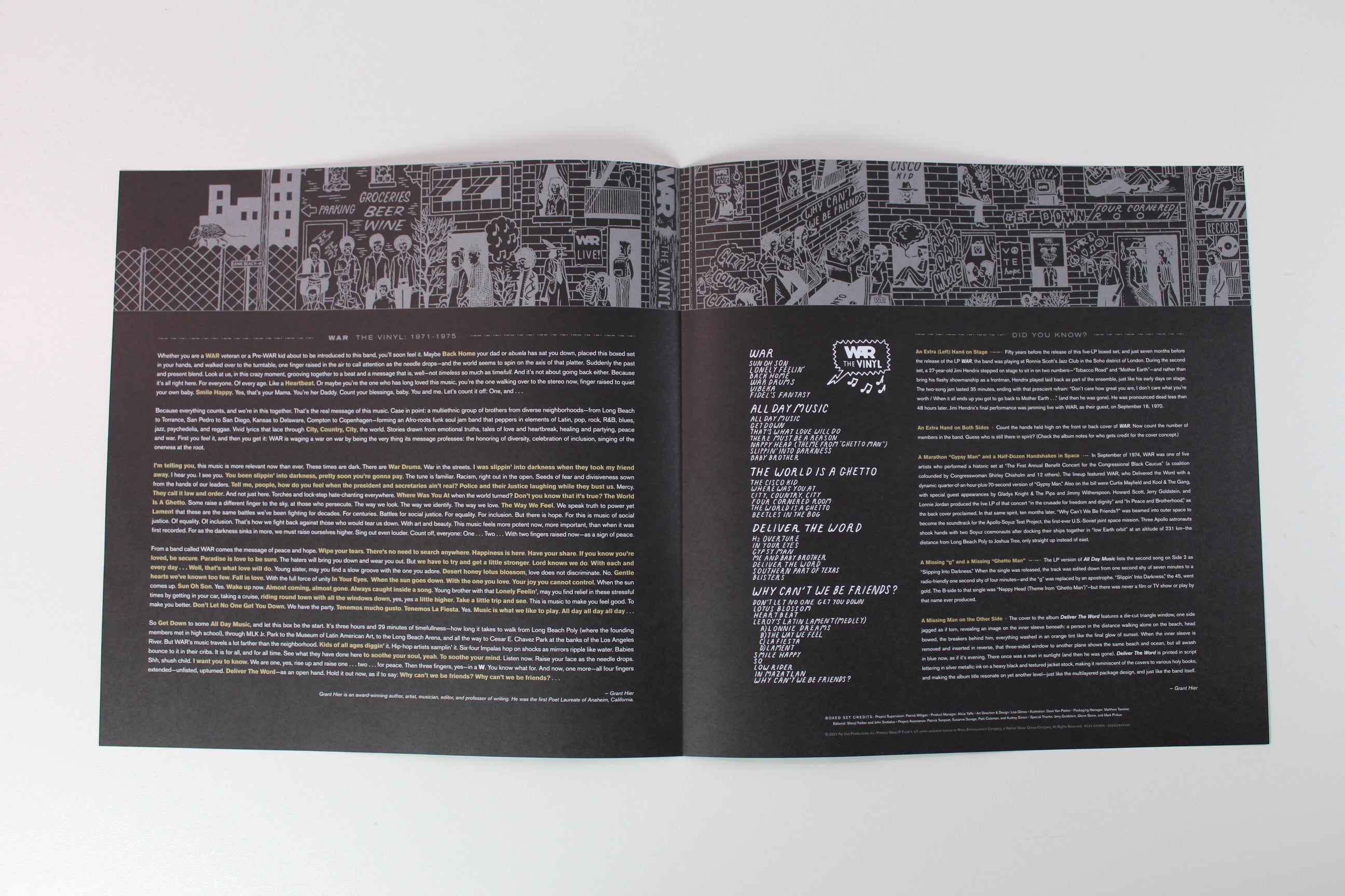 War - The Vinyl: 1971-1975 on Avenue Rhino RSD 2021 Ltd Colored Vinyl Box Set Reissue