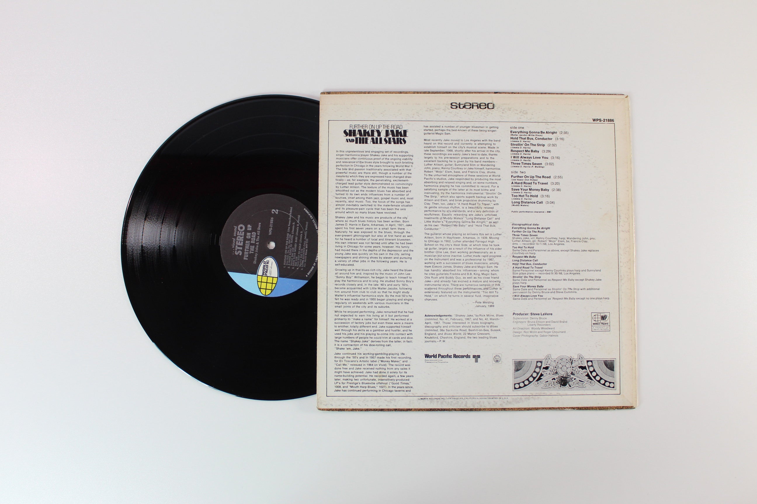 Shakey Jake And The Allstars - Further On Up The Road on World Pacific Records
