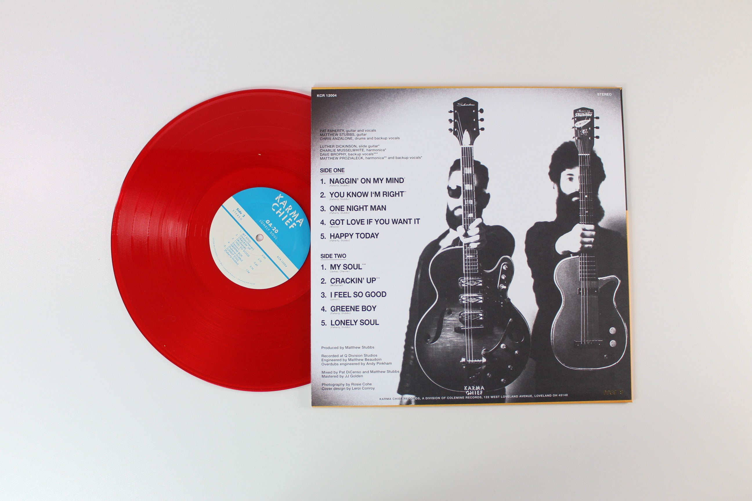 GA-20 - Lonely Soul on Karma Chief Records - Red Vinyl
