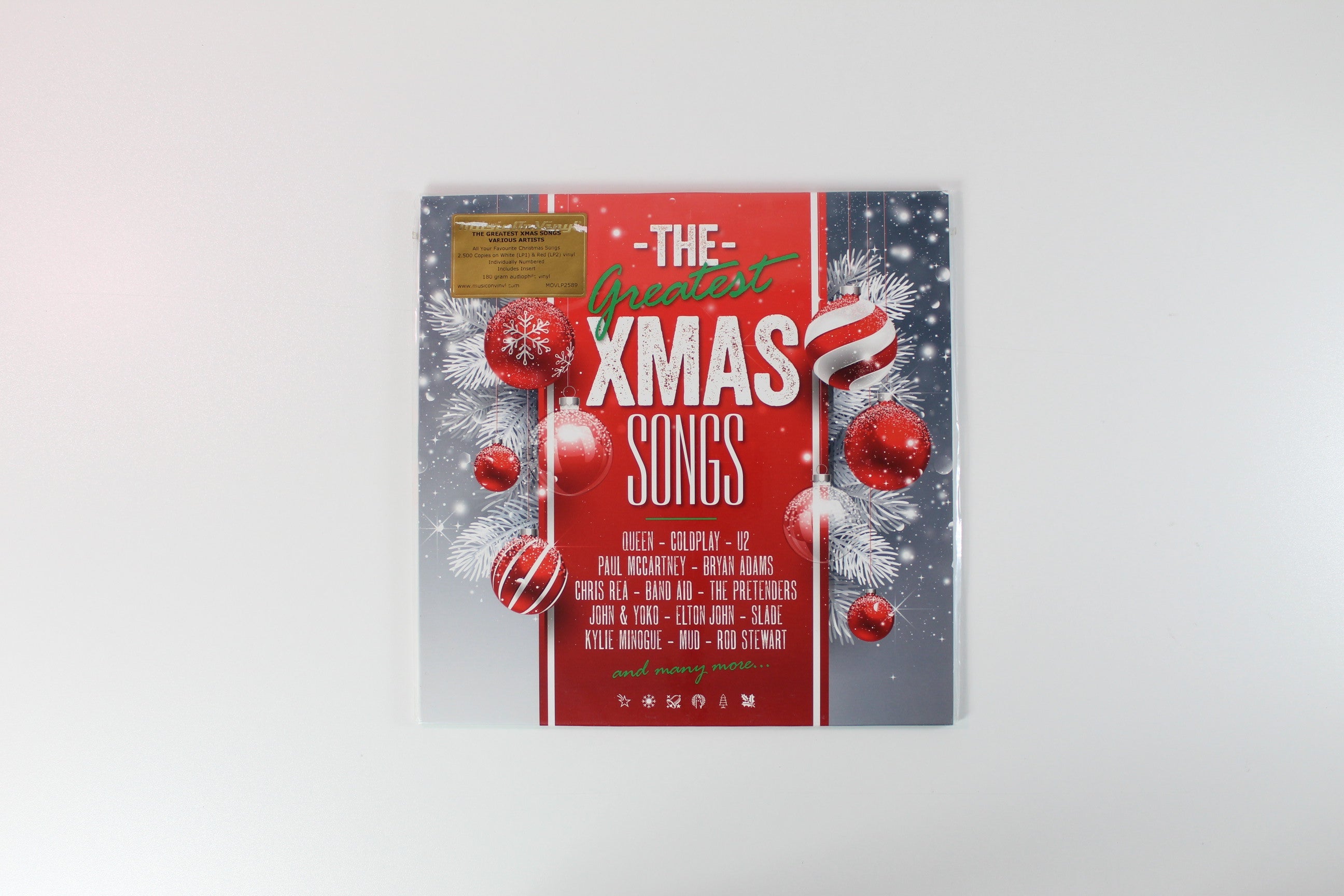 Various - The Greatest Xmas Songs on Music on Vinyl Ltd Numbered White / Red Vinyl