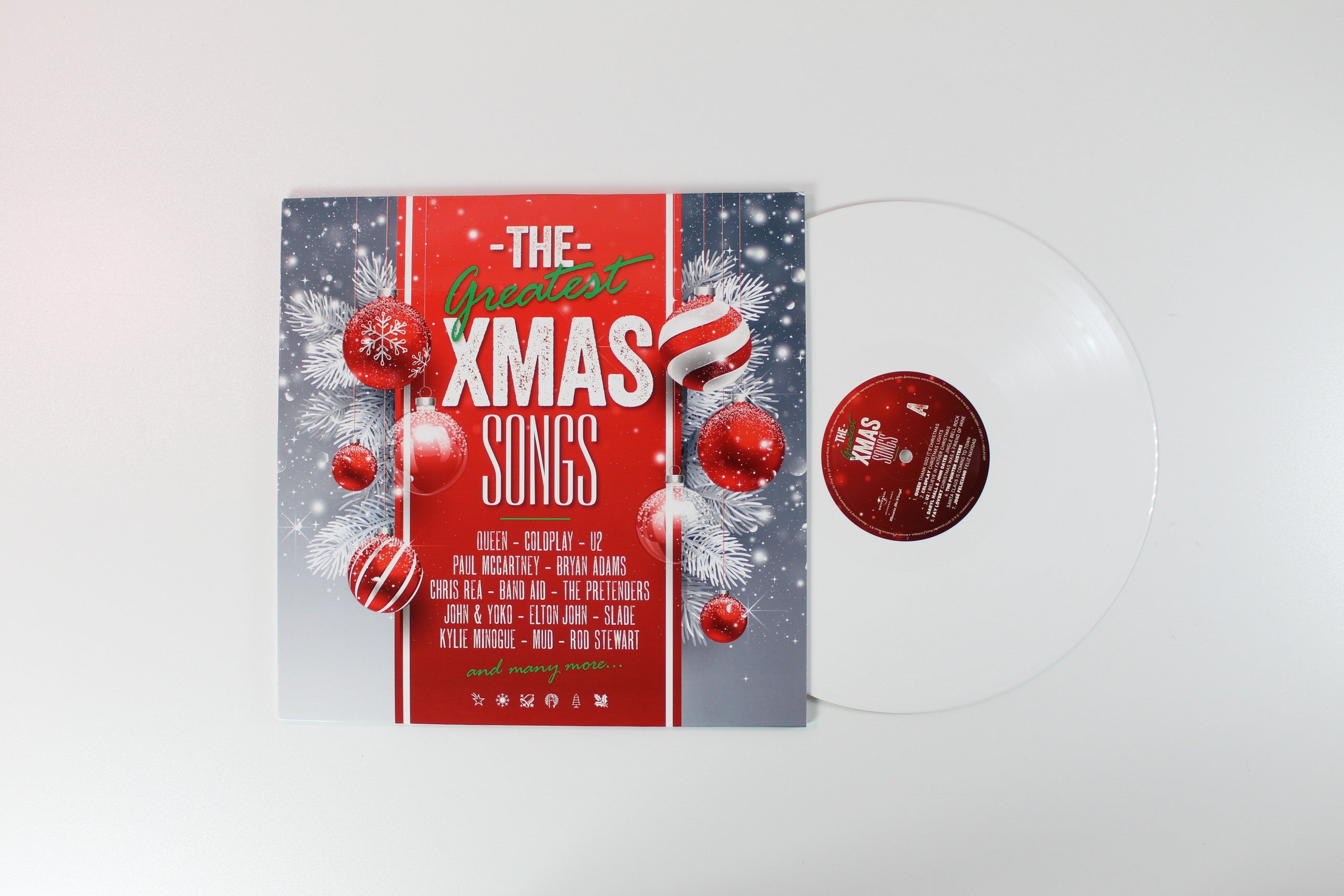 Various - The Greatest Xmas Songs on Music on Vinyl Ltd Numbered White / Red Vinyl