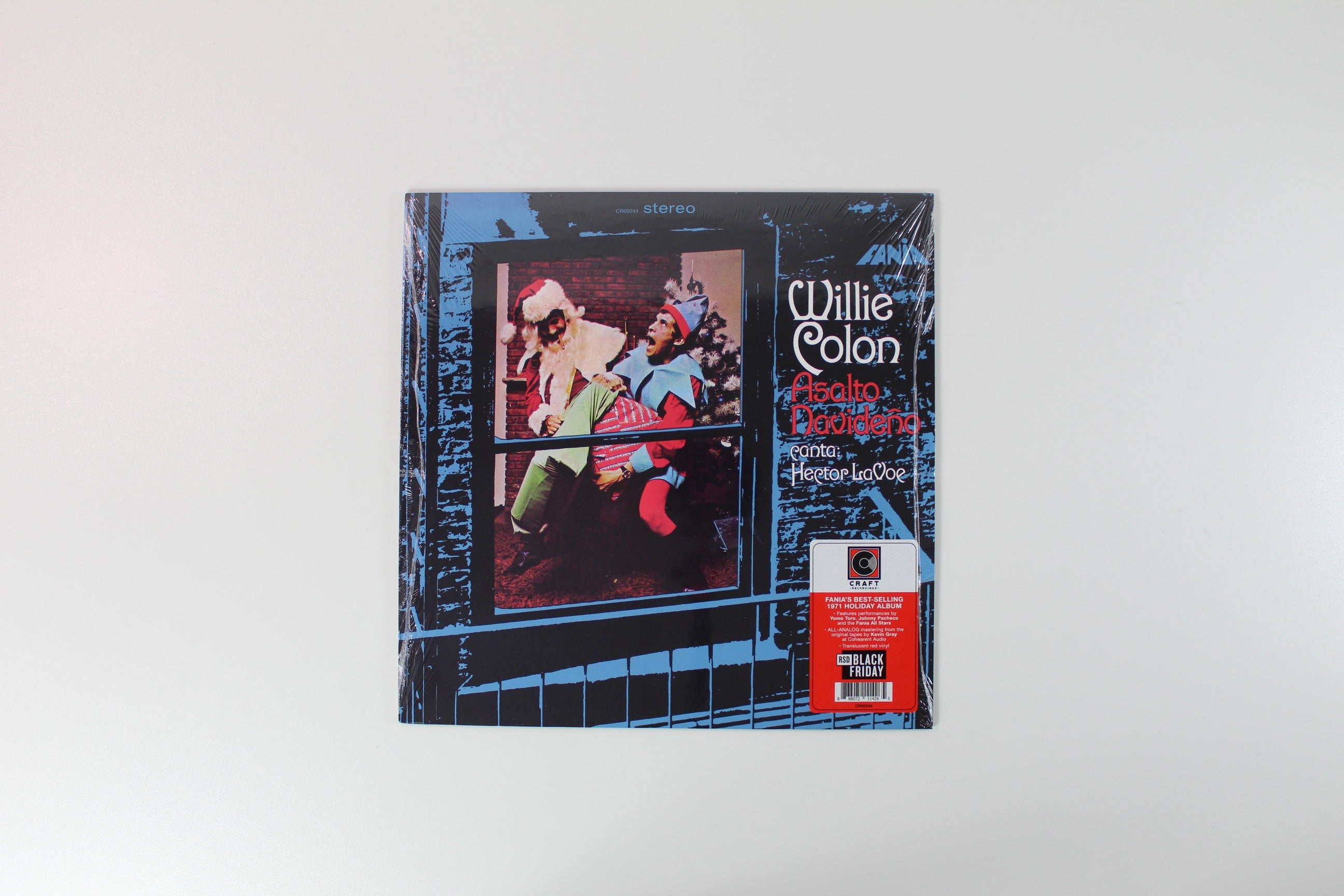 Willie Colón Canta Hector Lavoe - Asalto Navideño on Craft Recordings RSD BF 2019 Ltd Translucent Red Vinyl Reissue Sealed