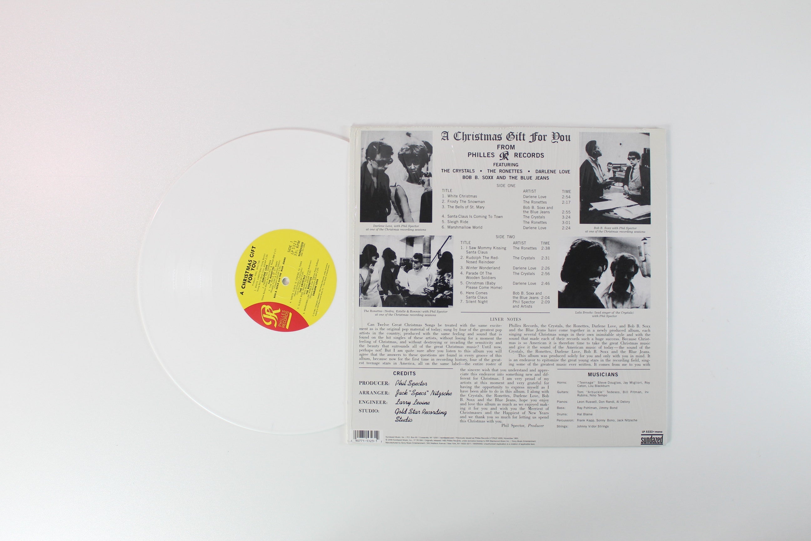 Various - A Christmas Gift For You From Philles Records on Sundazed White Vinyl Reissue