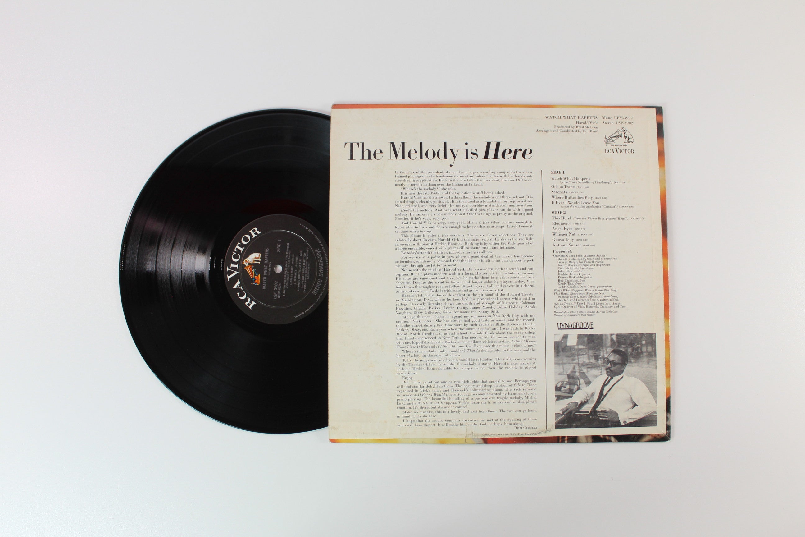 Harold Vick - Watch What Happens on RCA Victor - Stereo