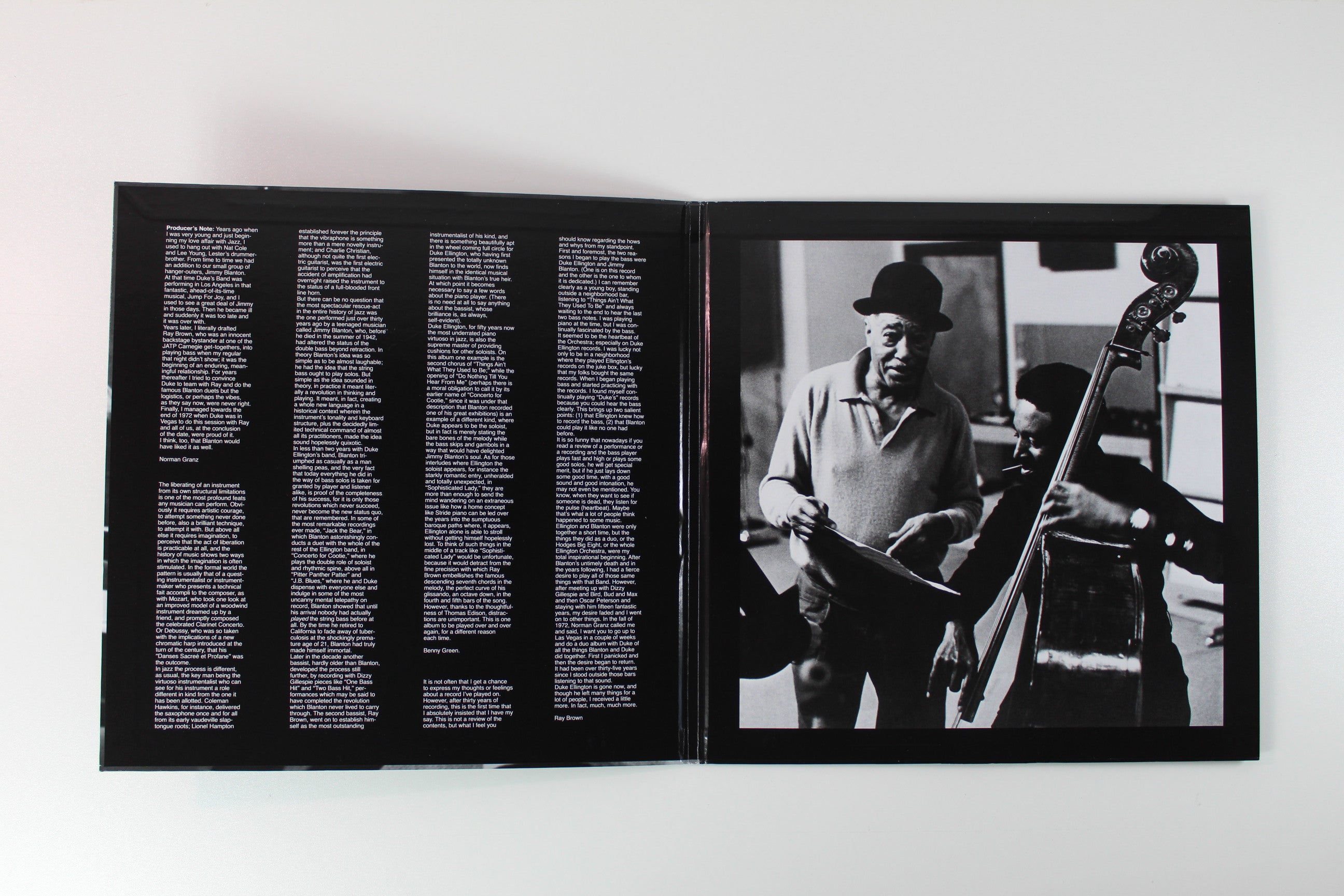 Duke Ellington, Ray Brown - This One's For Blanton on Analogue Productions Pablo Series Reissue