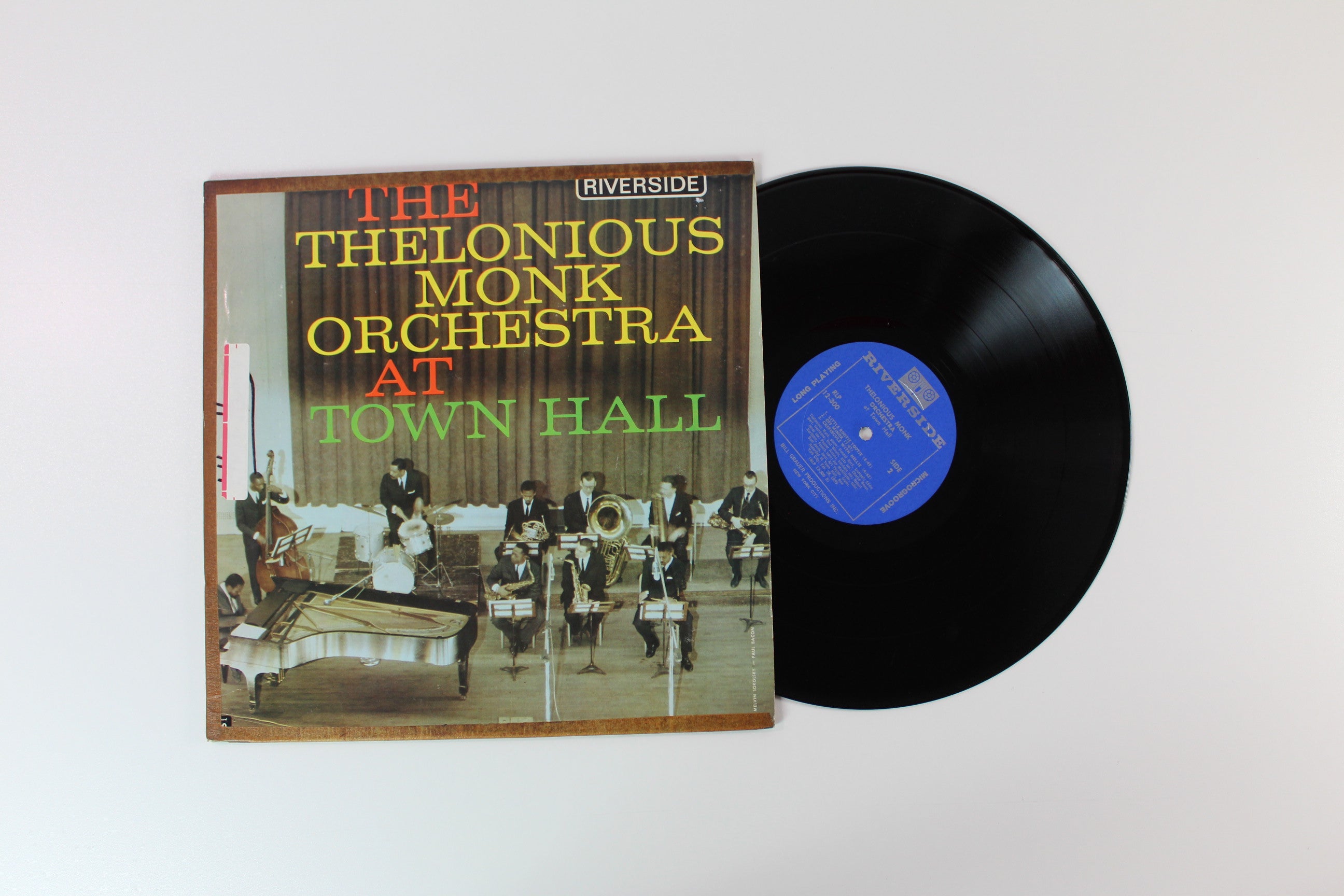 The Thelonious Monk Orchestra - At Town Hall on Riverside Records - Mono