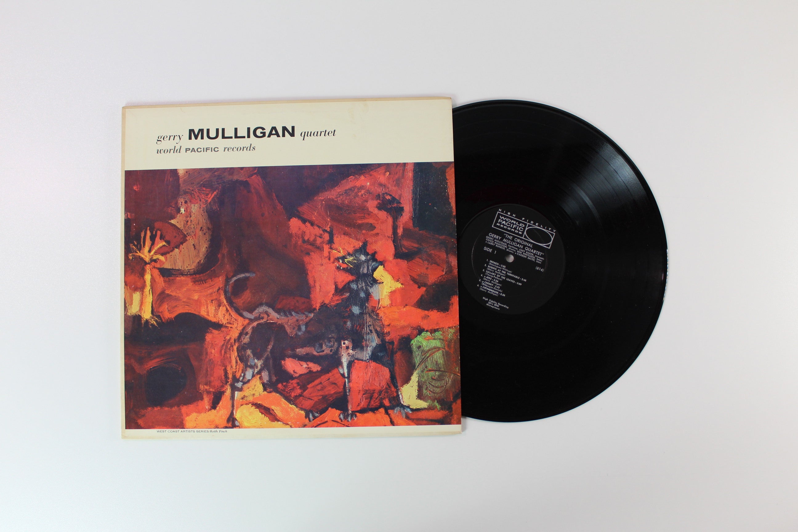 Gerry Mulligan Quartet Featuring Chet Baker - Gerry Mulligan Quartet on World Pacific Records