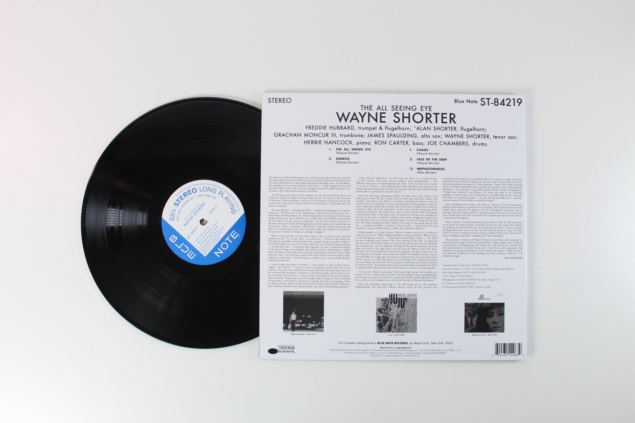 Wayne Shorter - The All Seeing Eye on Blue Note Tone Poet Series Reissue