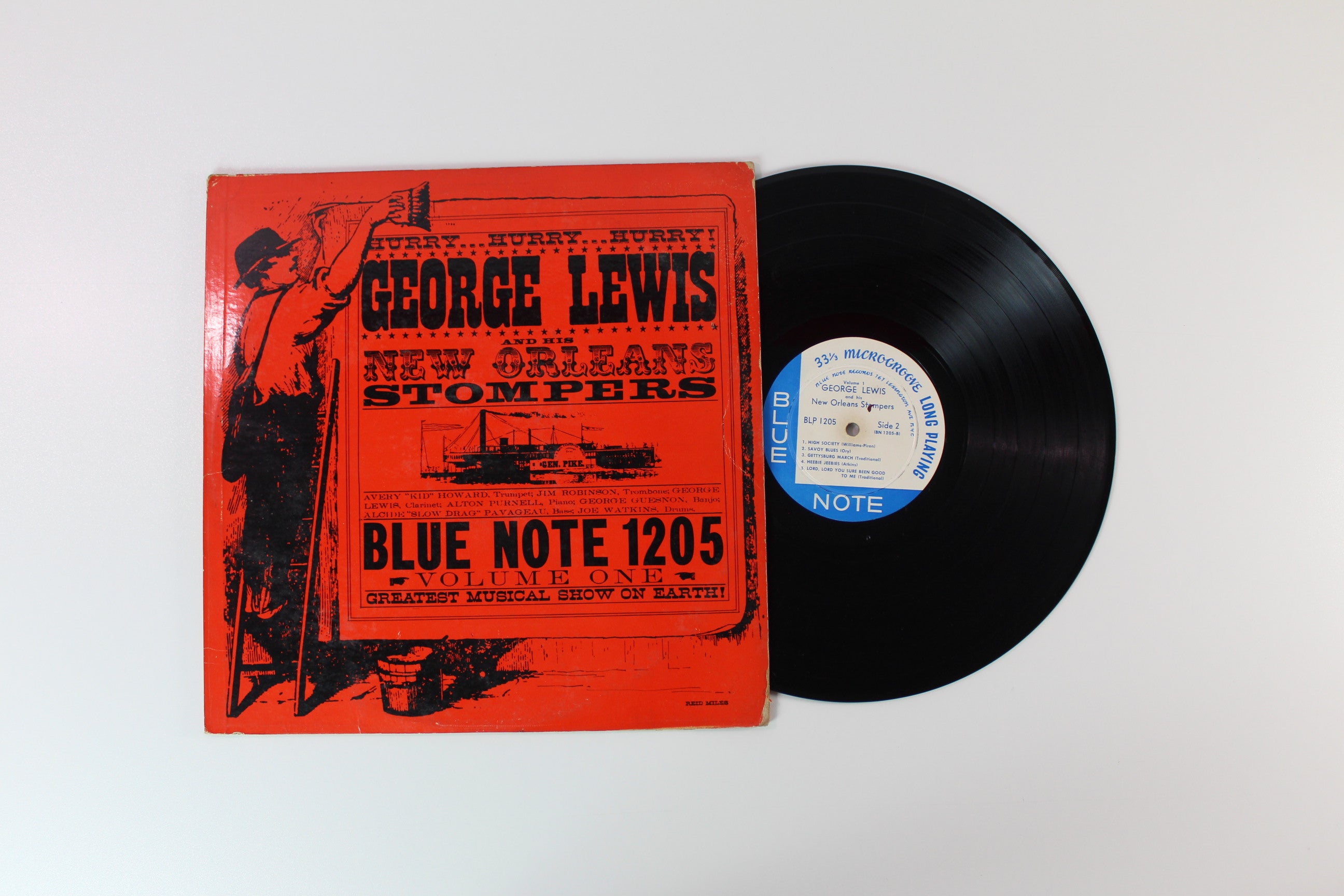 George Lewis And His New Orleans Stompers - George Lewis And His New Orleans Stompers (Volume 1) on Blue Note - Lexington