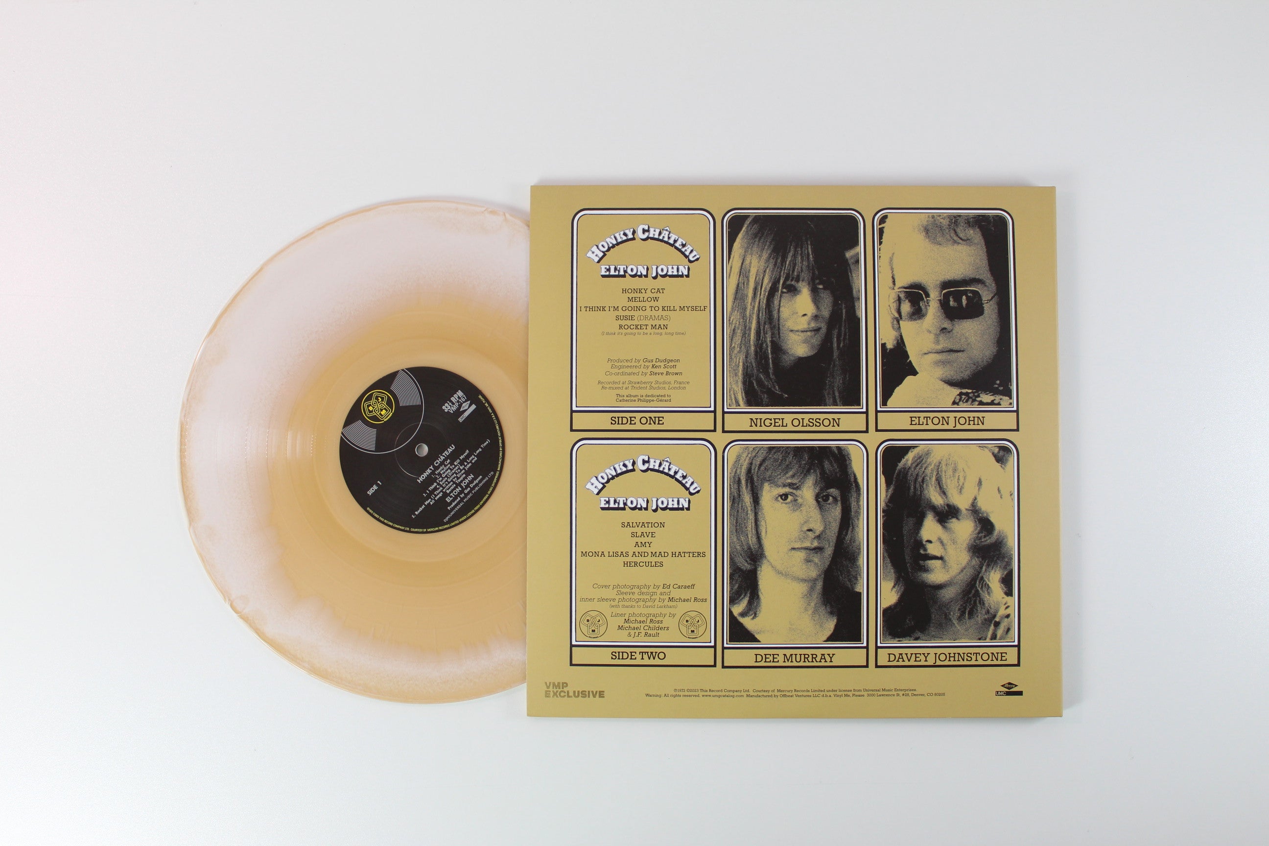 Elton John - Honky Château on DJM Records Vinyl Me Please Exclusive Reissue Cream/Beige Vinyl