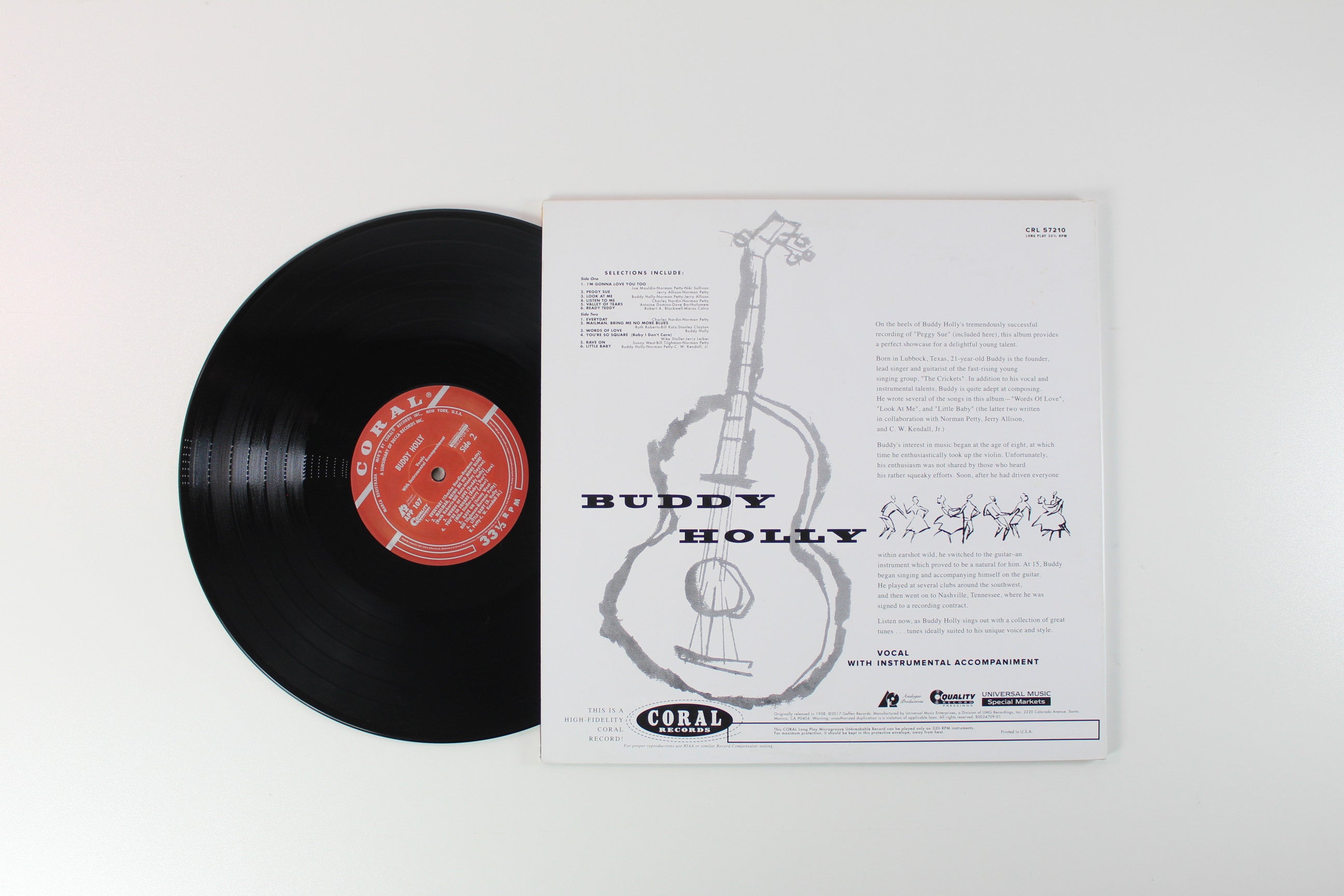 Buddy Holly - Buddy Holly on Coral Analogue Productions Reissue