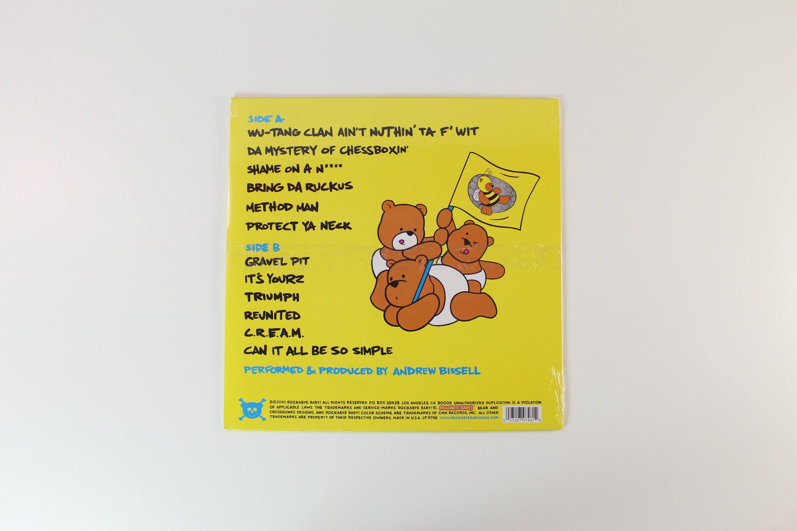 Andrew Bissell - Rockabye Baby! Lullaby Renditions Of Wu-Tang Clan on Rockabye Baby! - Sealed
