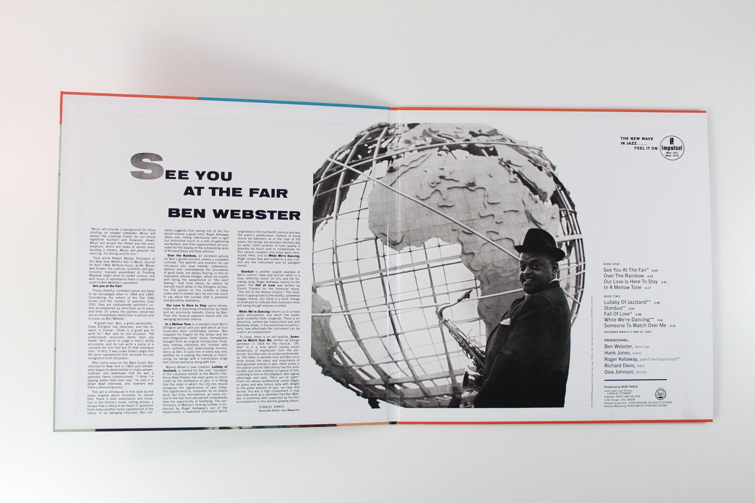 Ben Webster - See You At The Fair on Impulse! Acoustic Sounds Series Reissue