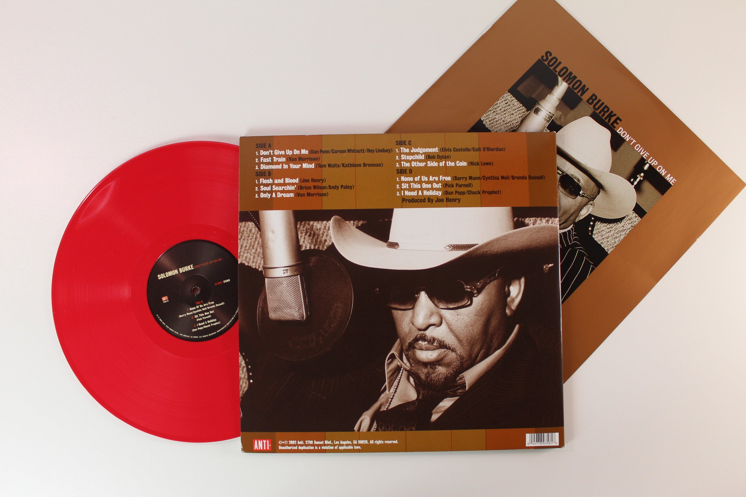 Solomon Burke - Don't Give Up On Me on Anti- - Red Vinyl