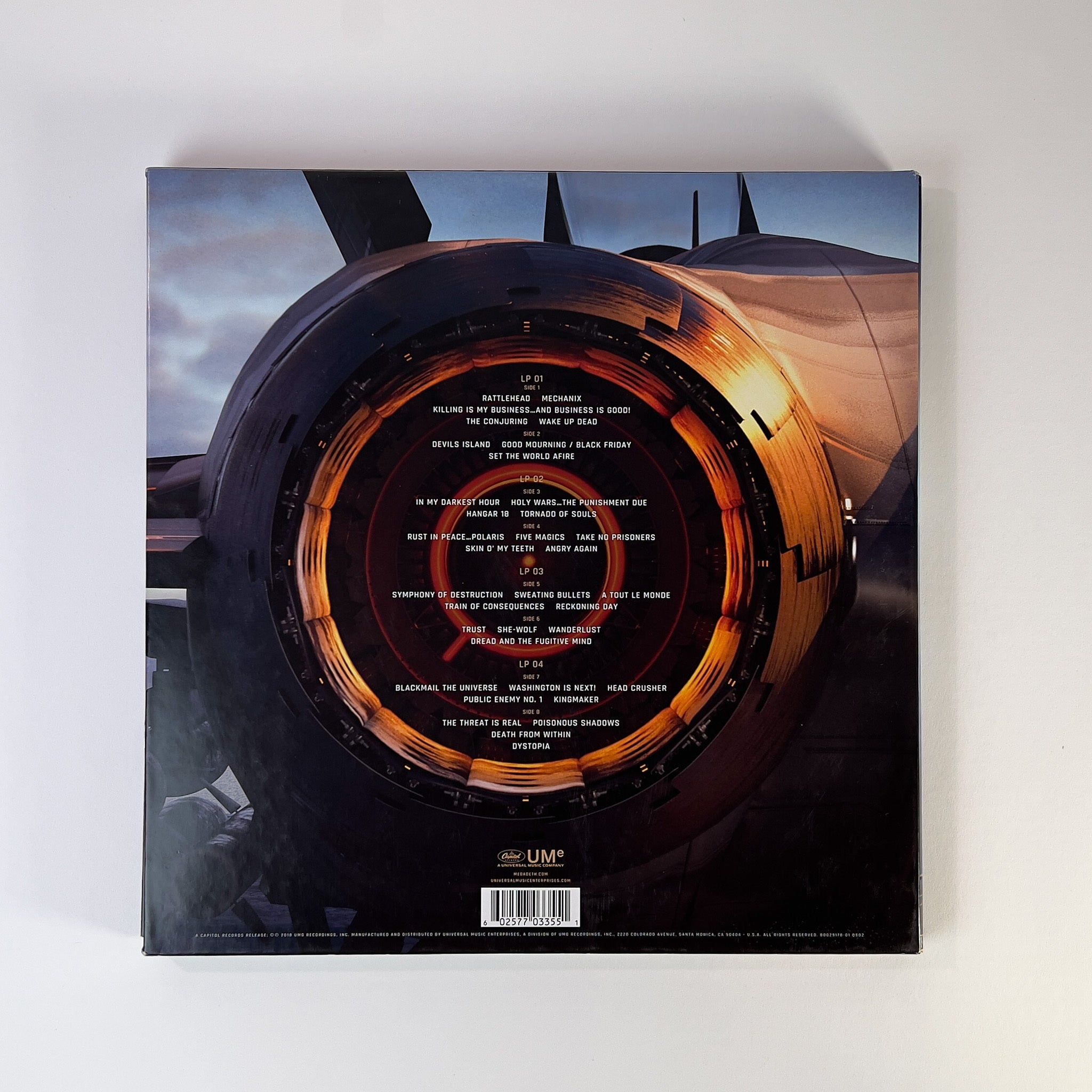 Megadeth - Warheads On Foreheads on Capitol Records - 4-lp box set