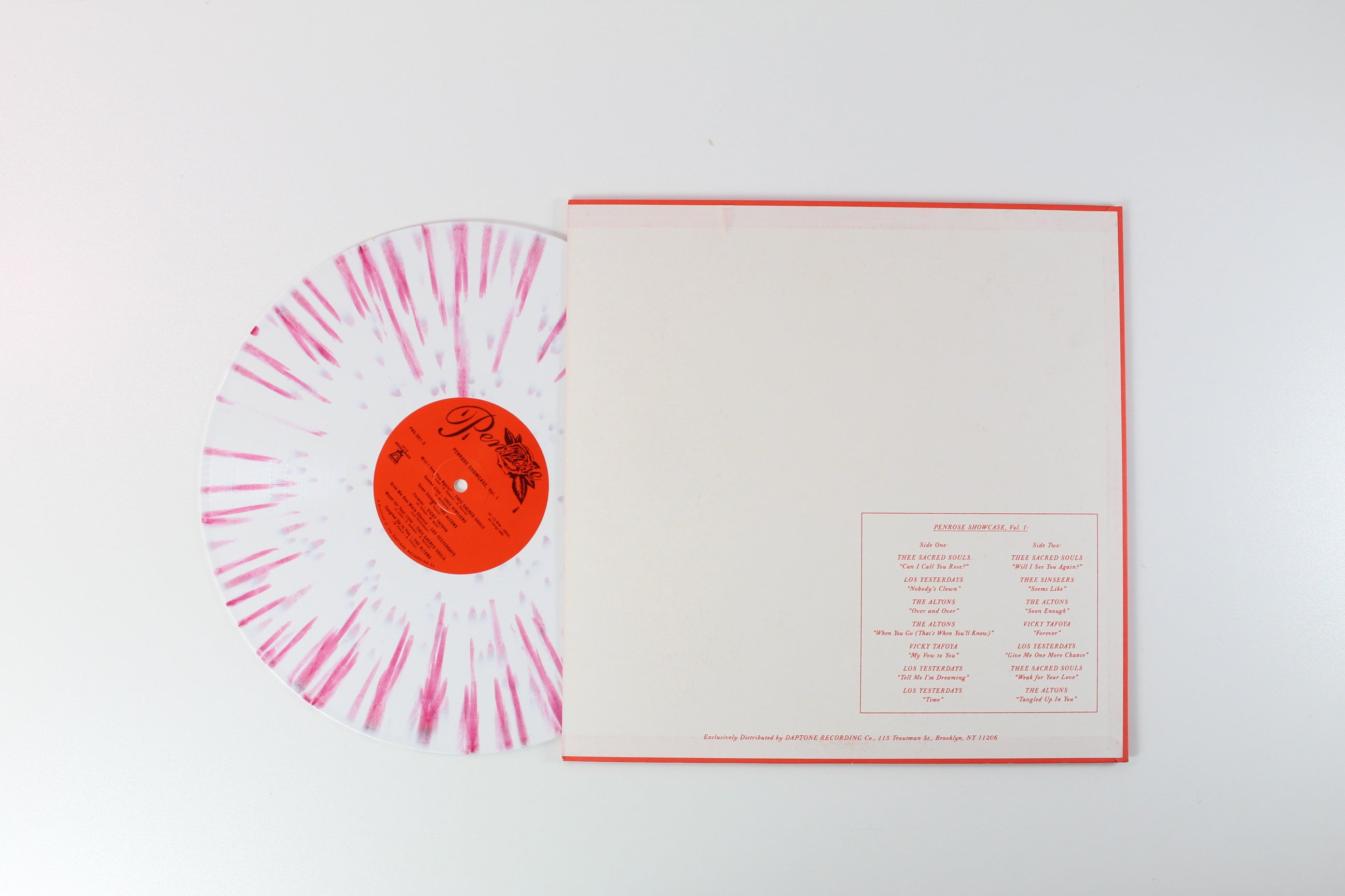 Various - Penrose Showcase: Vol. 1 on Penrose White Rose Splatter Vinyl