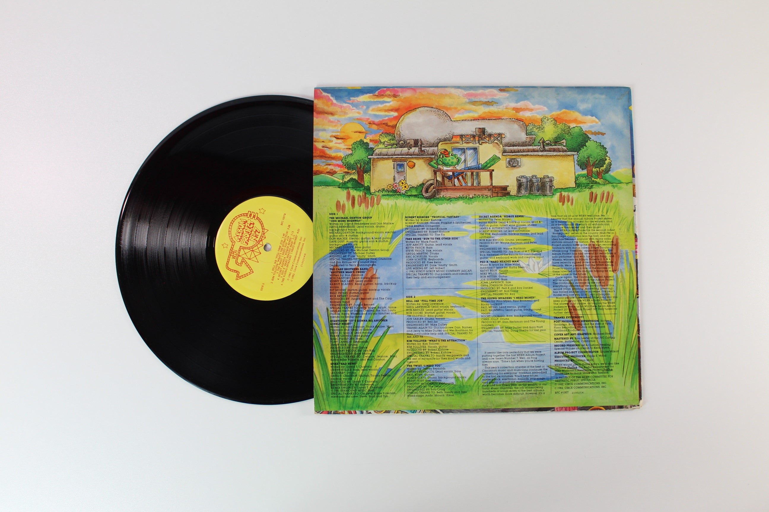 Various - WEBN Album Project No. 7 on Brute Force Cybernetics Records