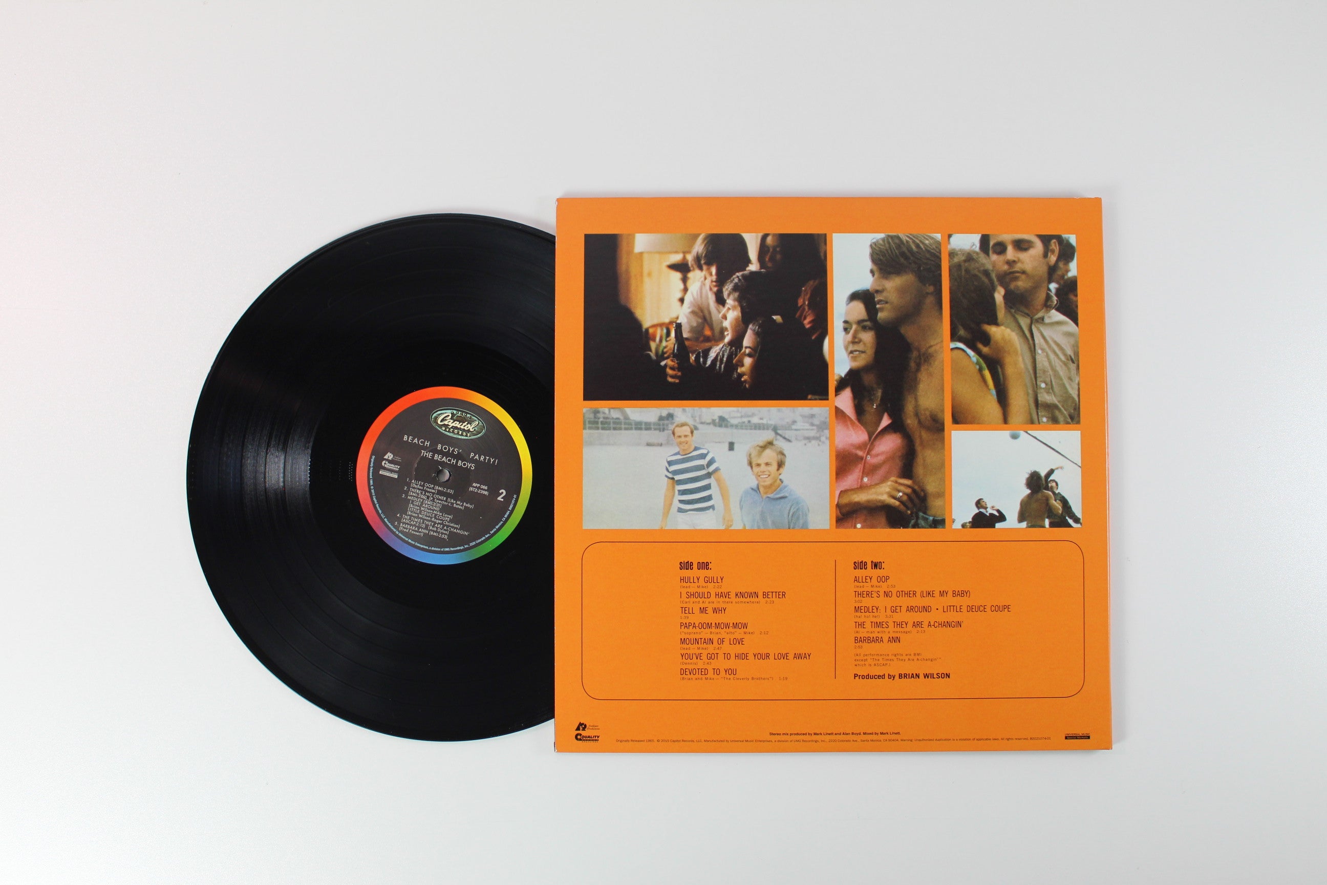 The Beach Boys - Beach Boys' Party! on Capitol Analogue Productions Reissue