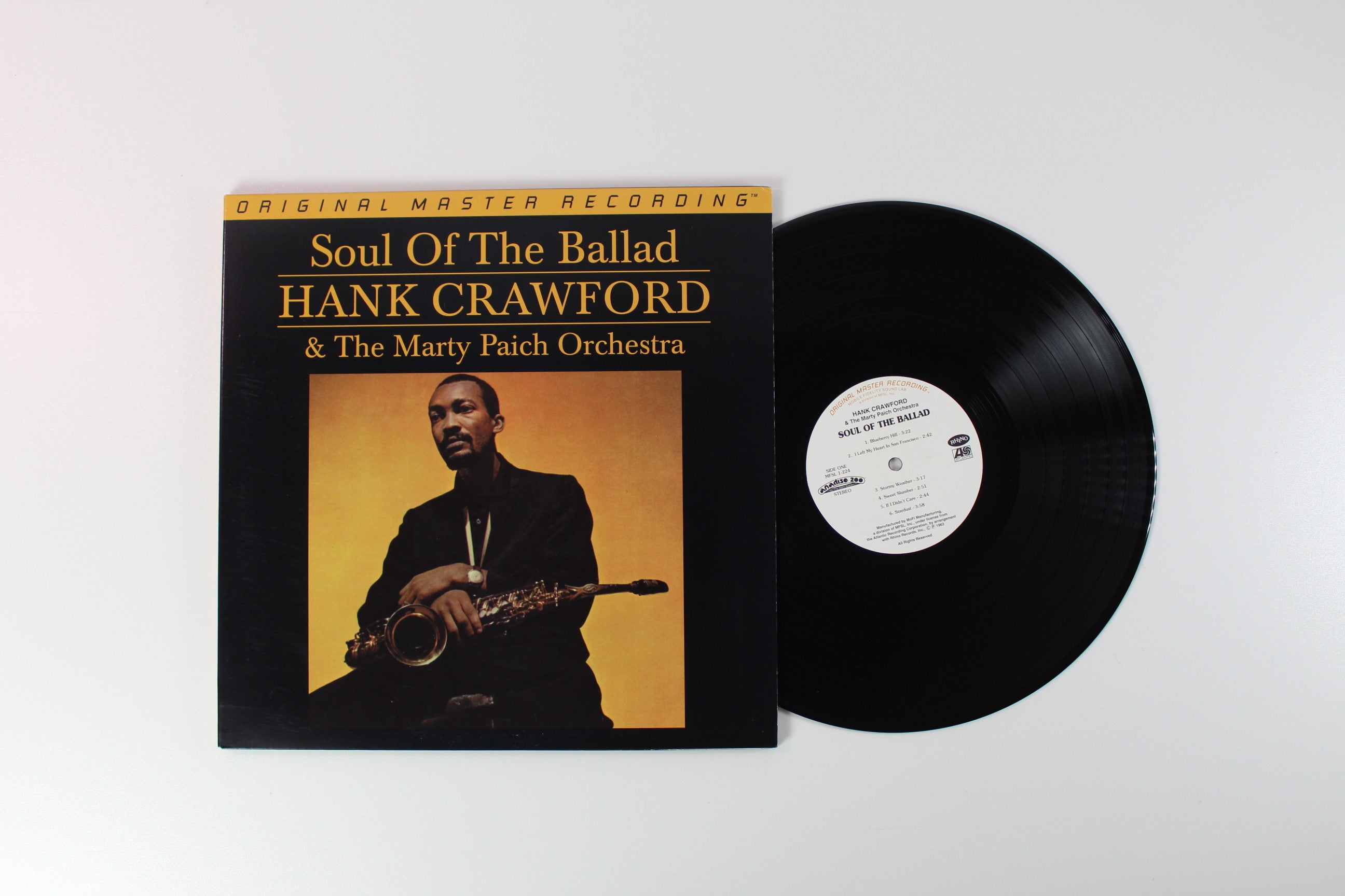 Hank Crawford, Marty Paich Orchestra - Soul Of The Ballad on Mobile Fidelity Sound Lab Numbered Reissue