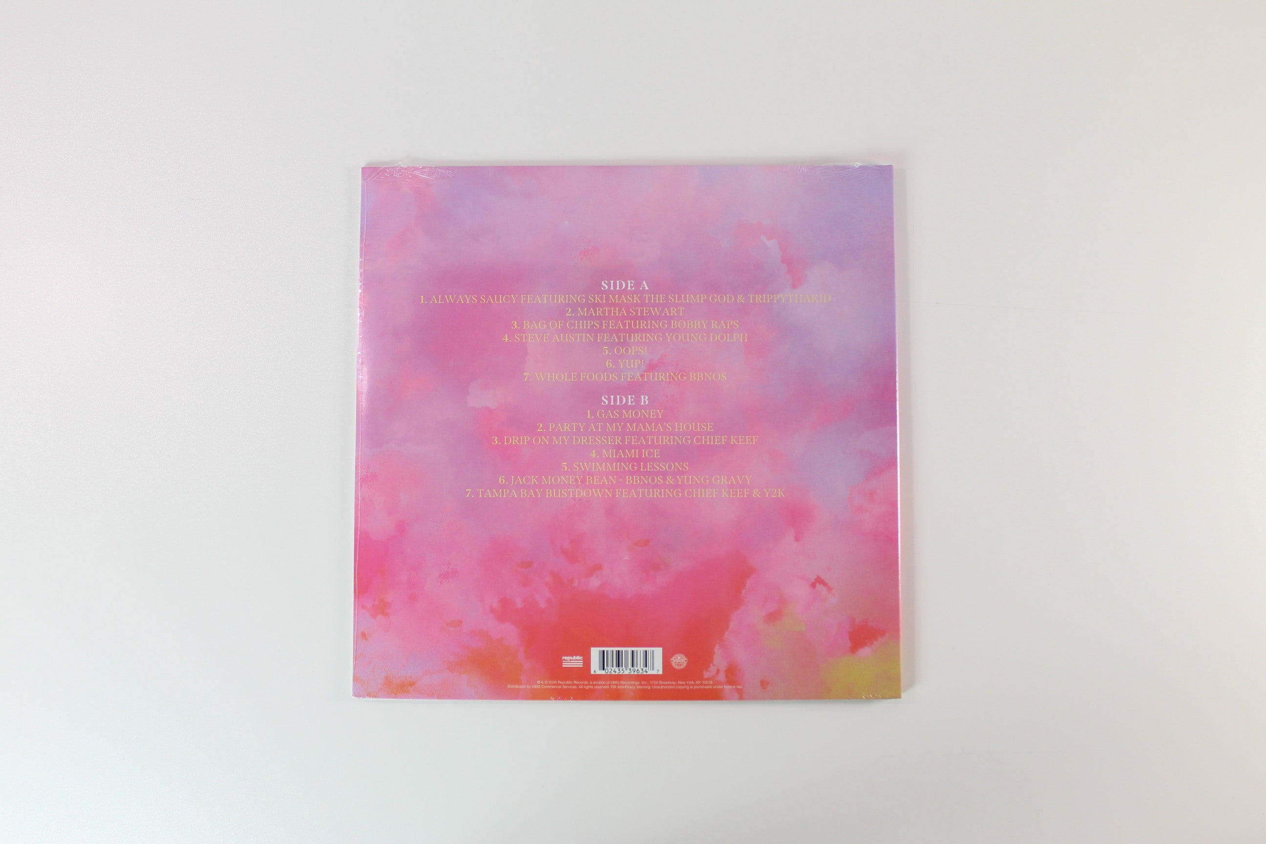 Yung Gravy - Gasanova on Republic Records - Sealed Blue Vinyl