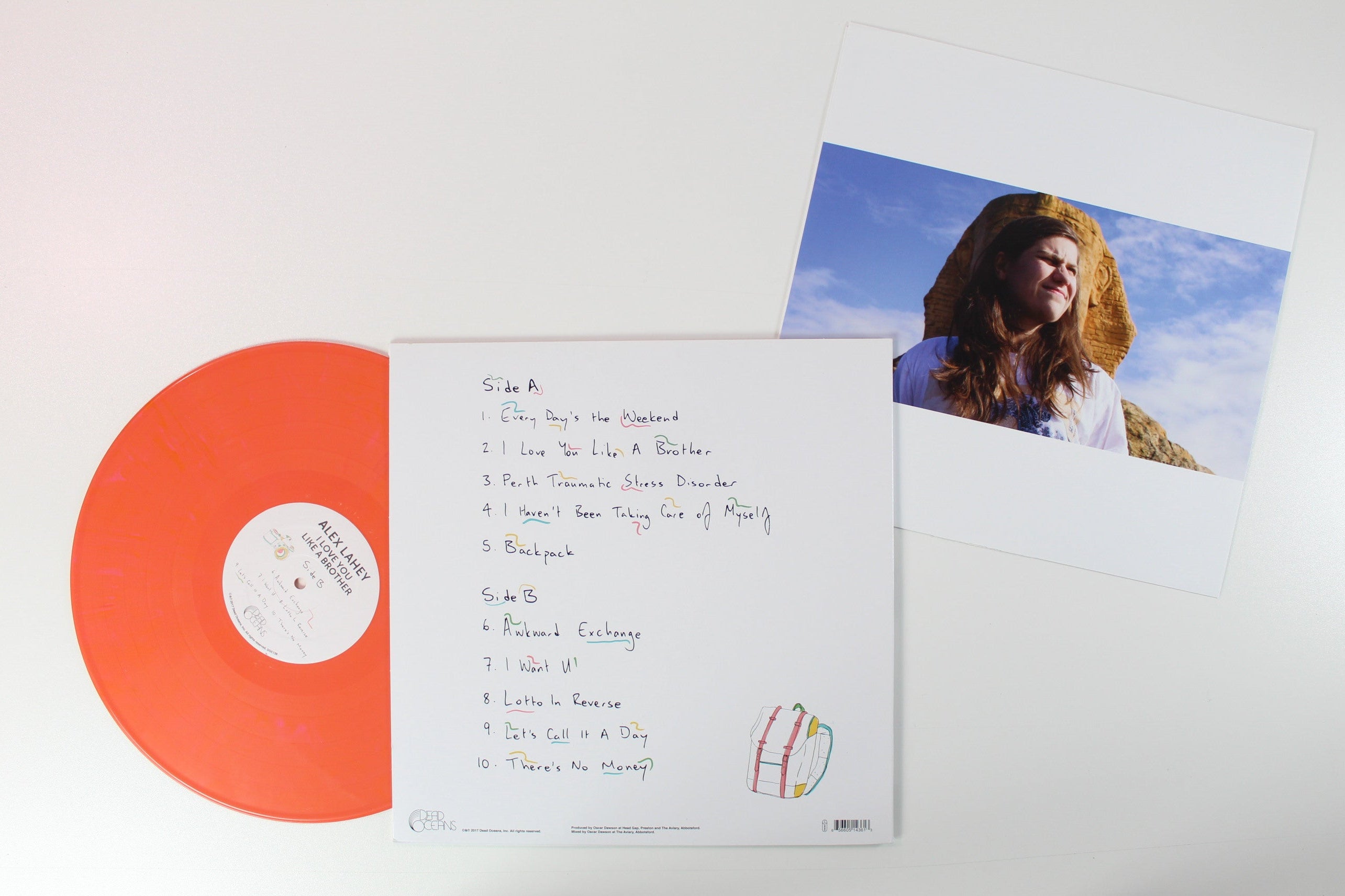 Alex Lahey - I Love You Like A Brother on Dead Oceans Ltd Peach Vinyl