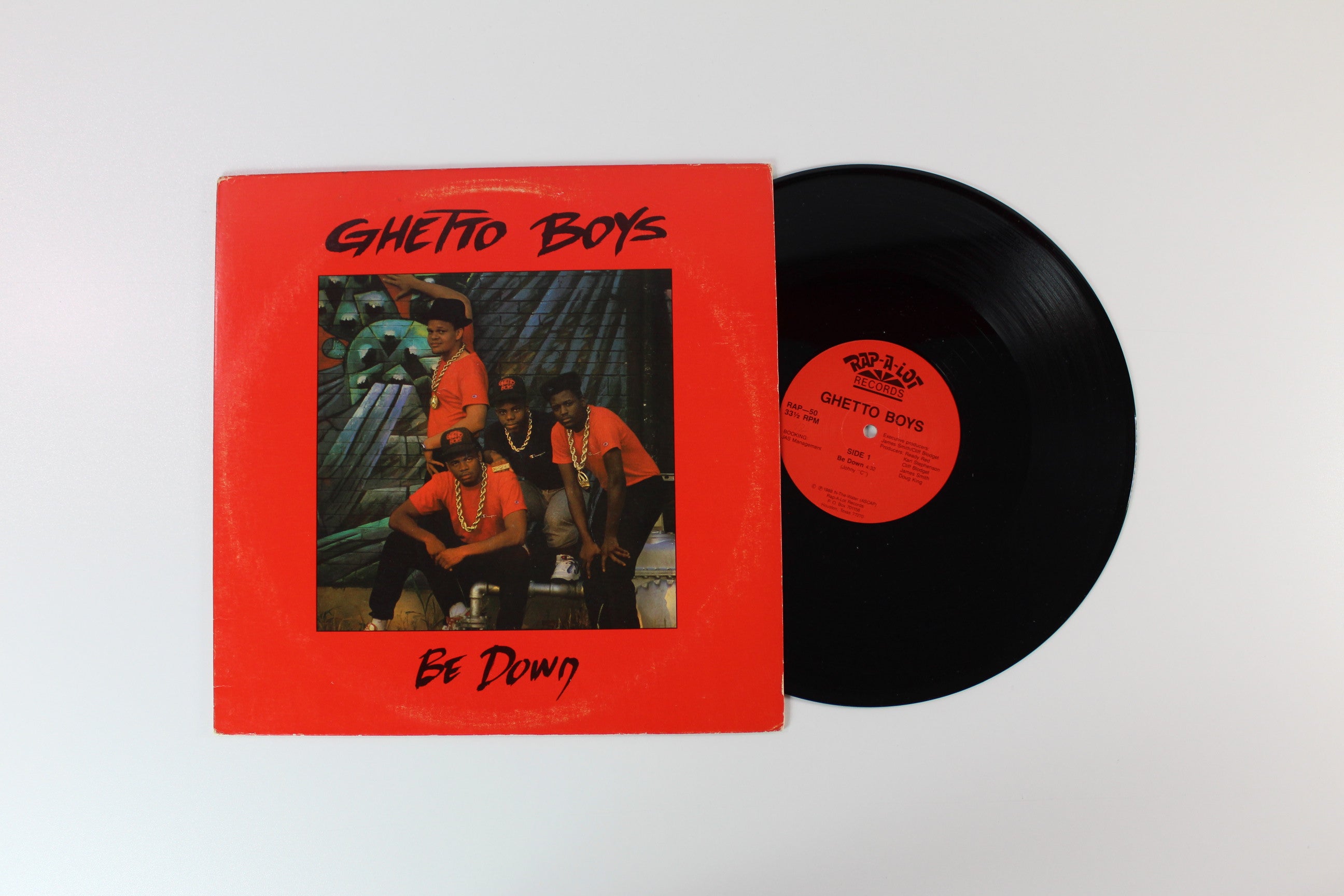 Geto Boys - Be Down on Rap-A-Lot Records 12" Single