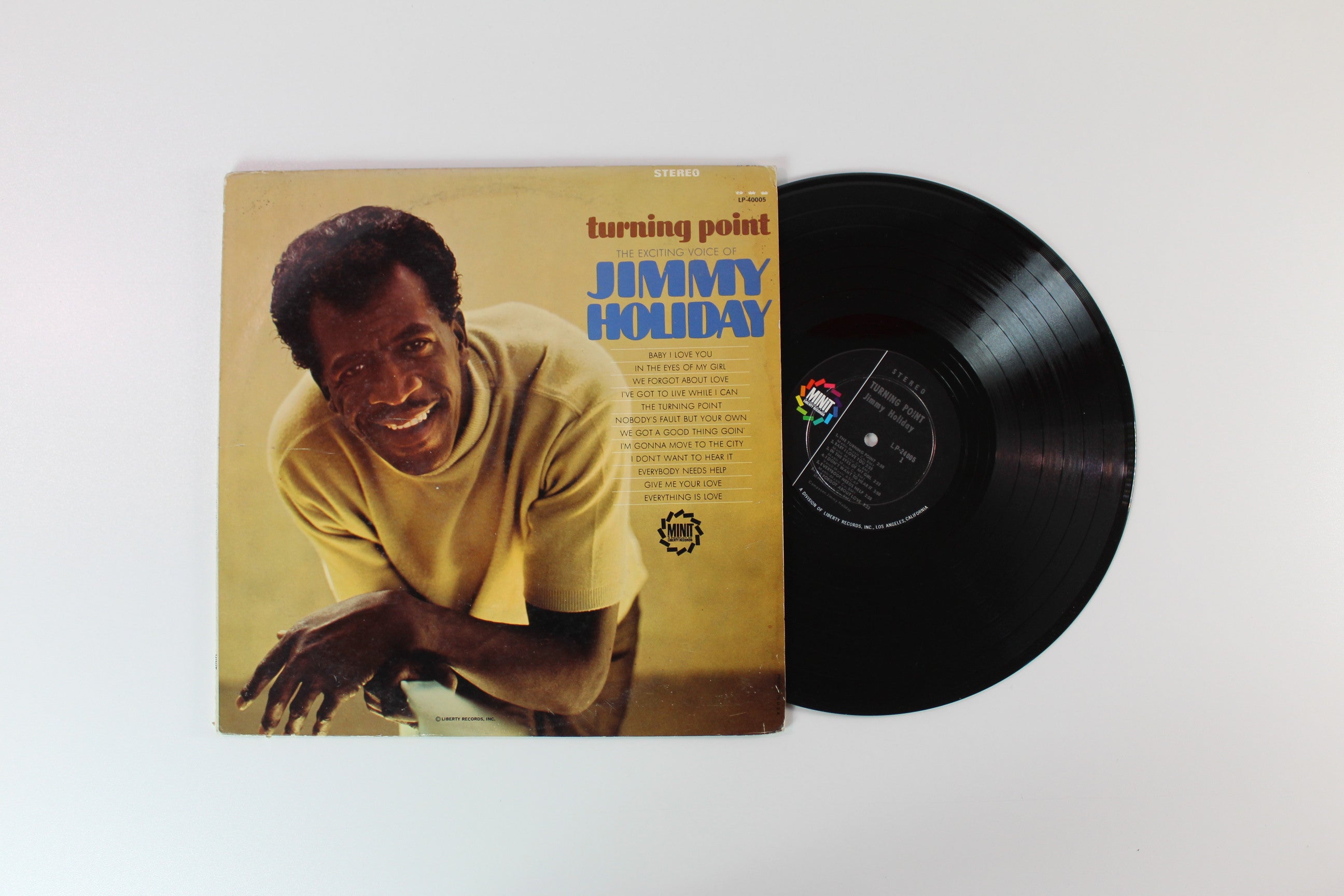 Jimmy Holiday - Turning Point on Minit - Stereo
