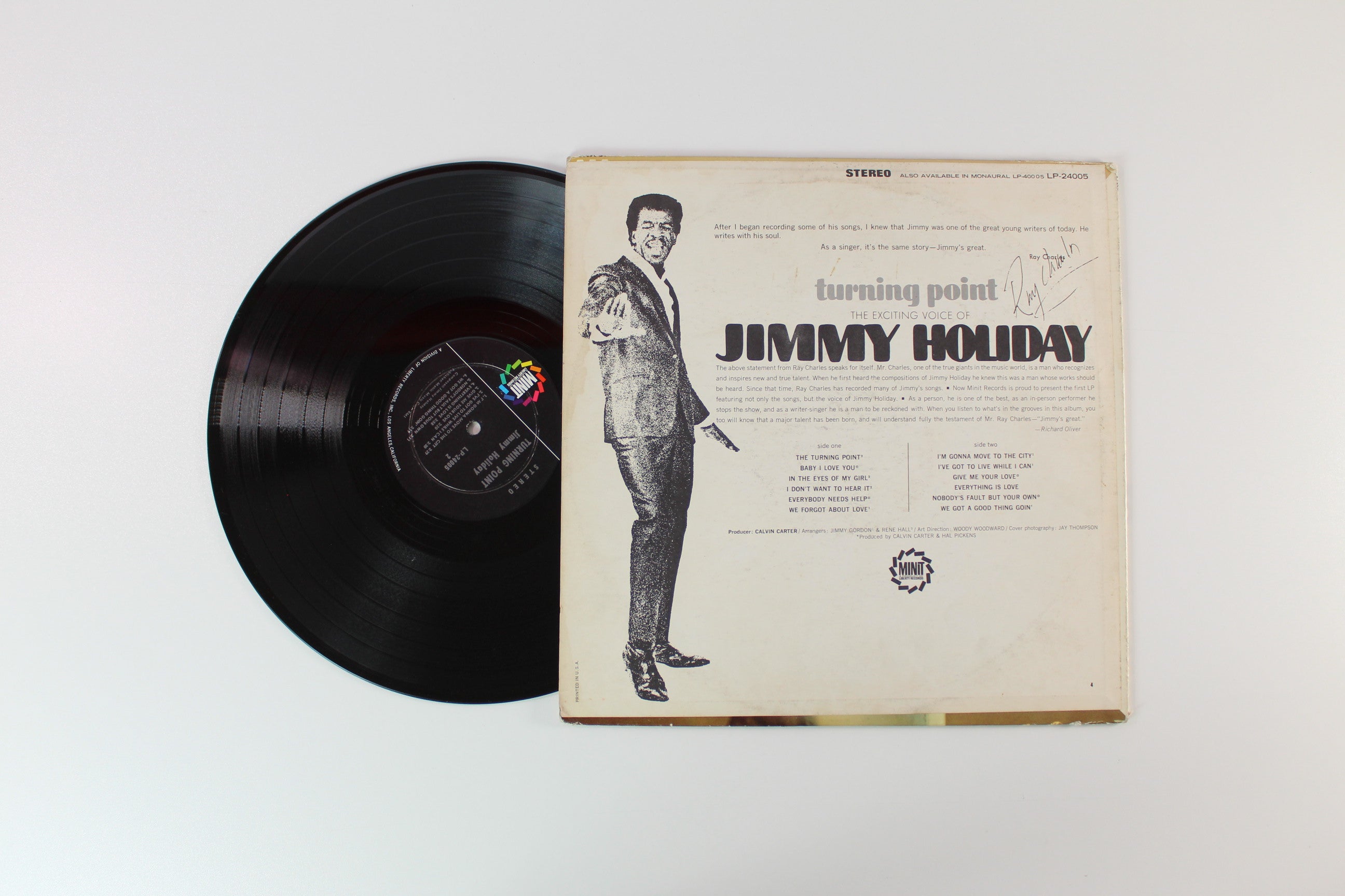 Jimmy Holiday - Turning Point on Minit - Stereo