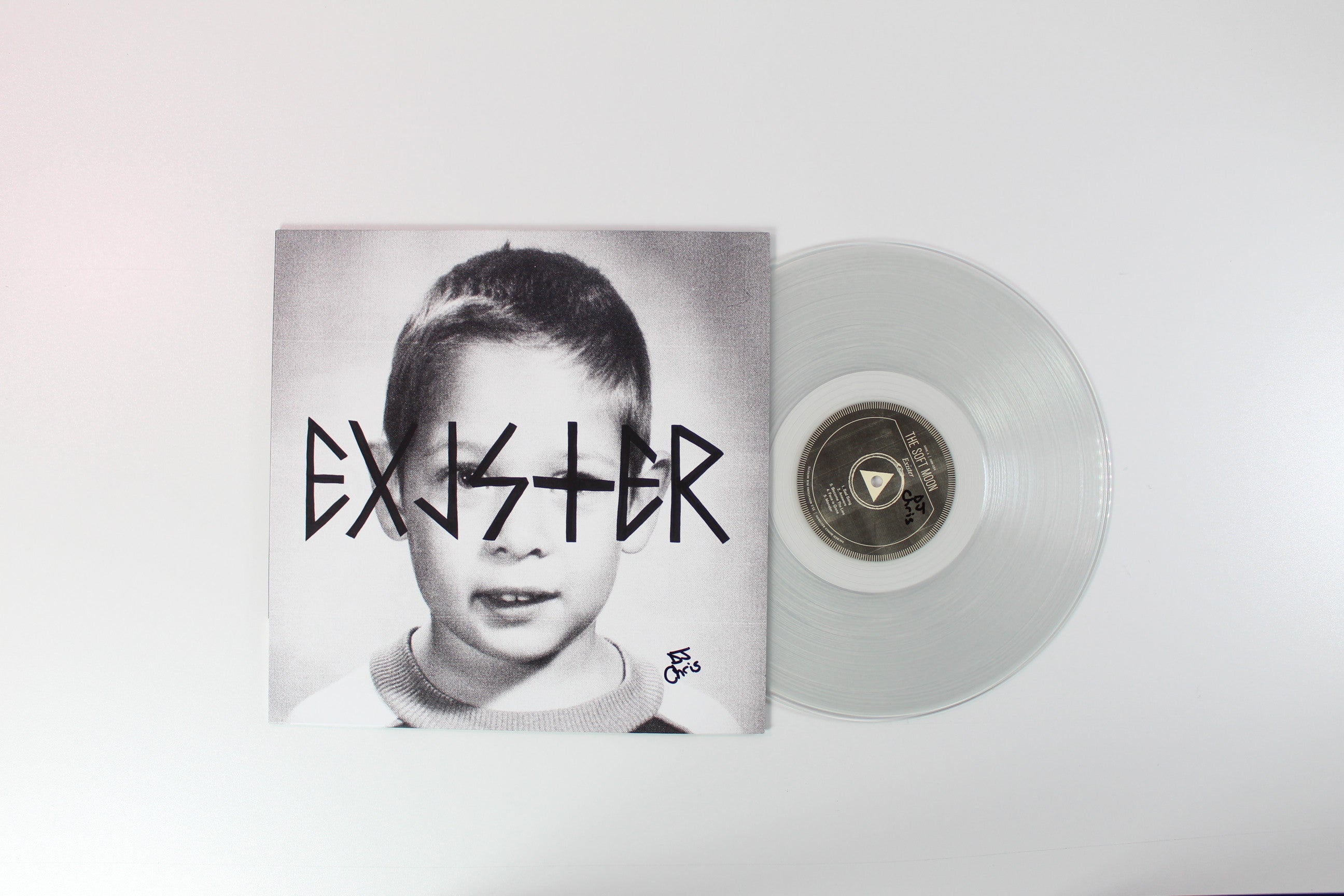 The Soft Moon - Exister on Sacred Bones Ltd Crystal Clear Vinyl