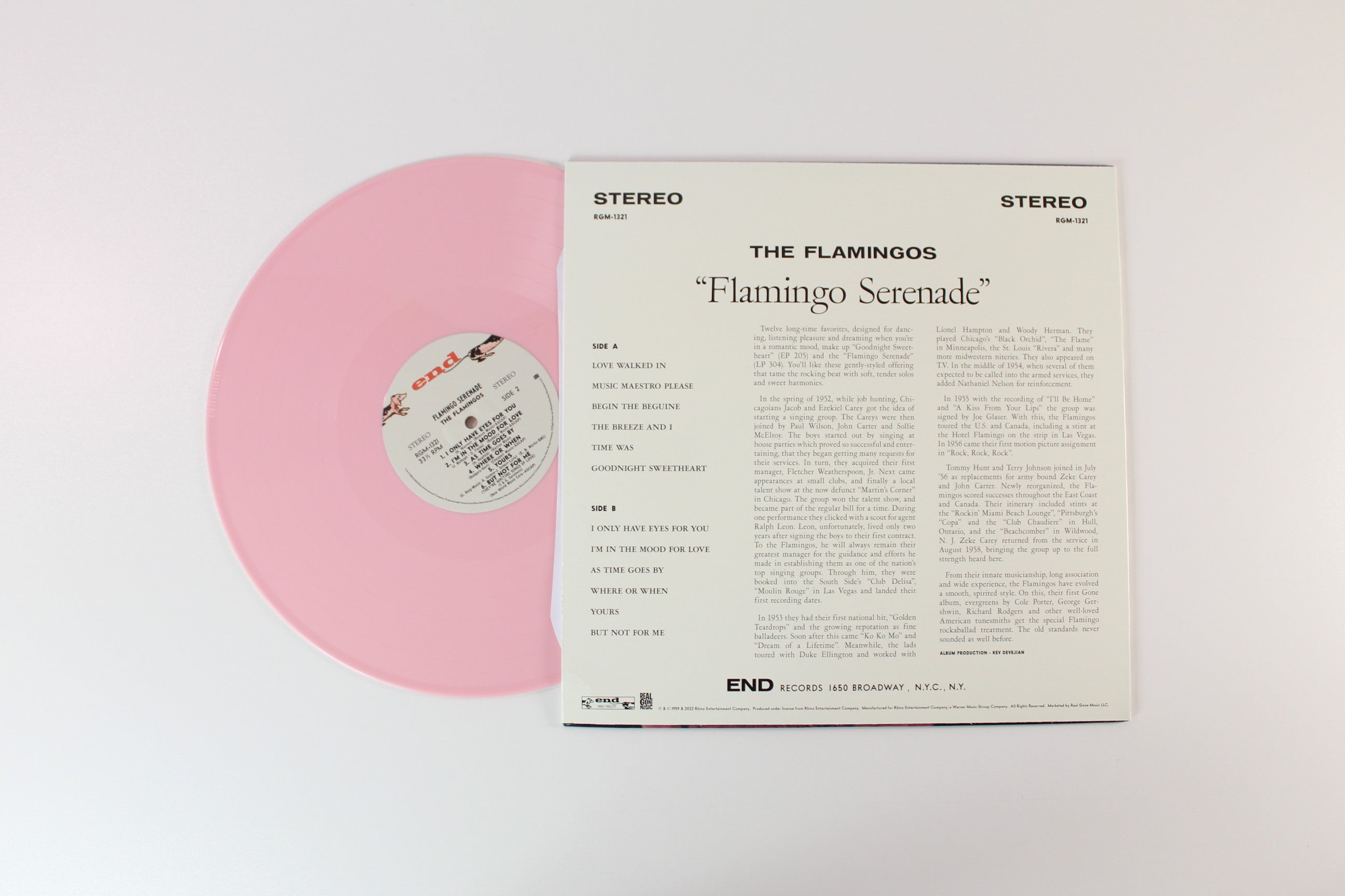 The Flamingos - Flamingo Serenade on Real Gone Music - Pink Vinyl