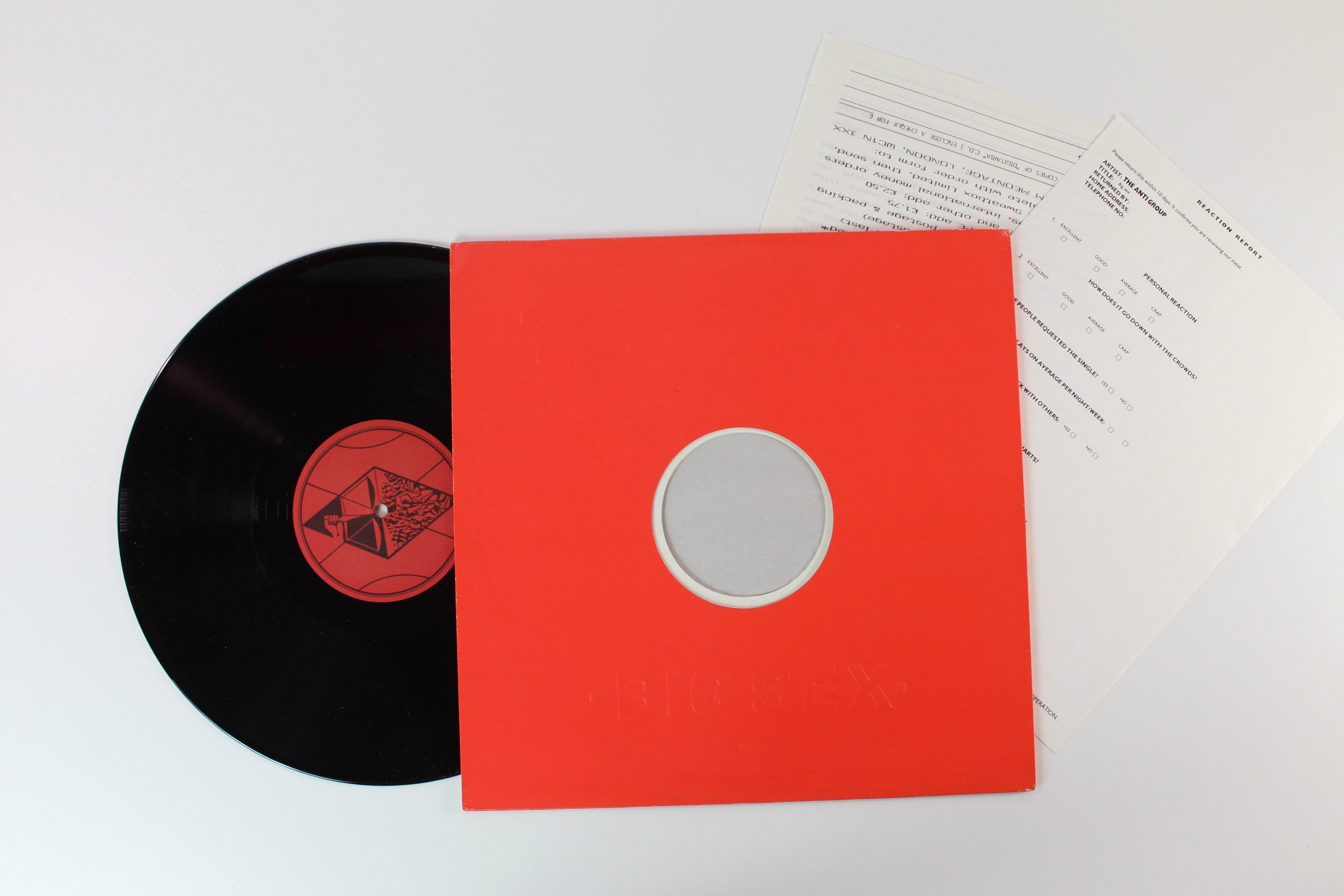 The Anti Group - Big Sex on Sweatbox - 12" Single