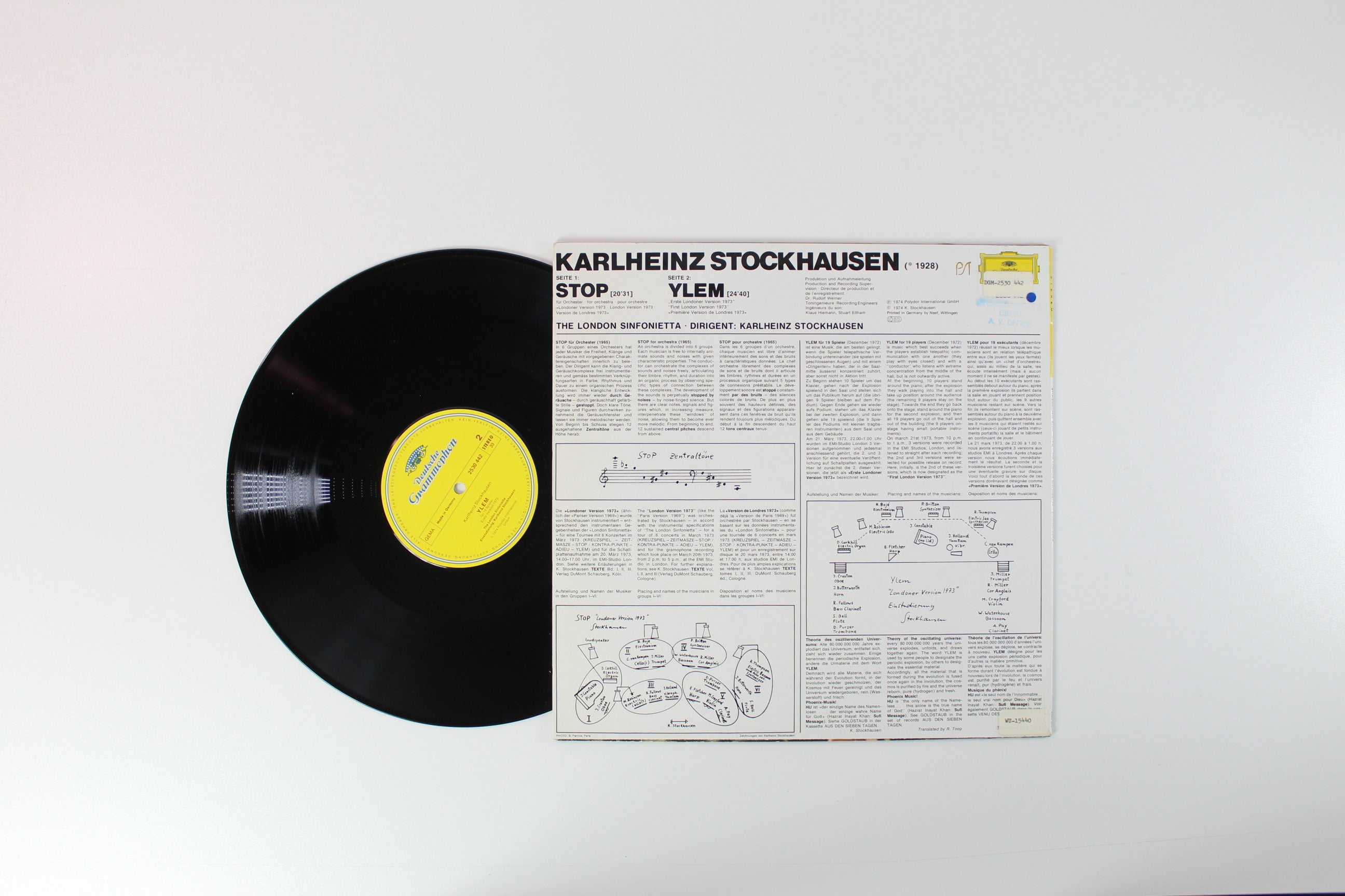 Karlheinz Stockhausen - Stop · Ylem on Deutsche Grammophon