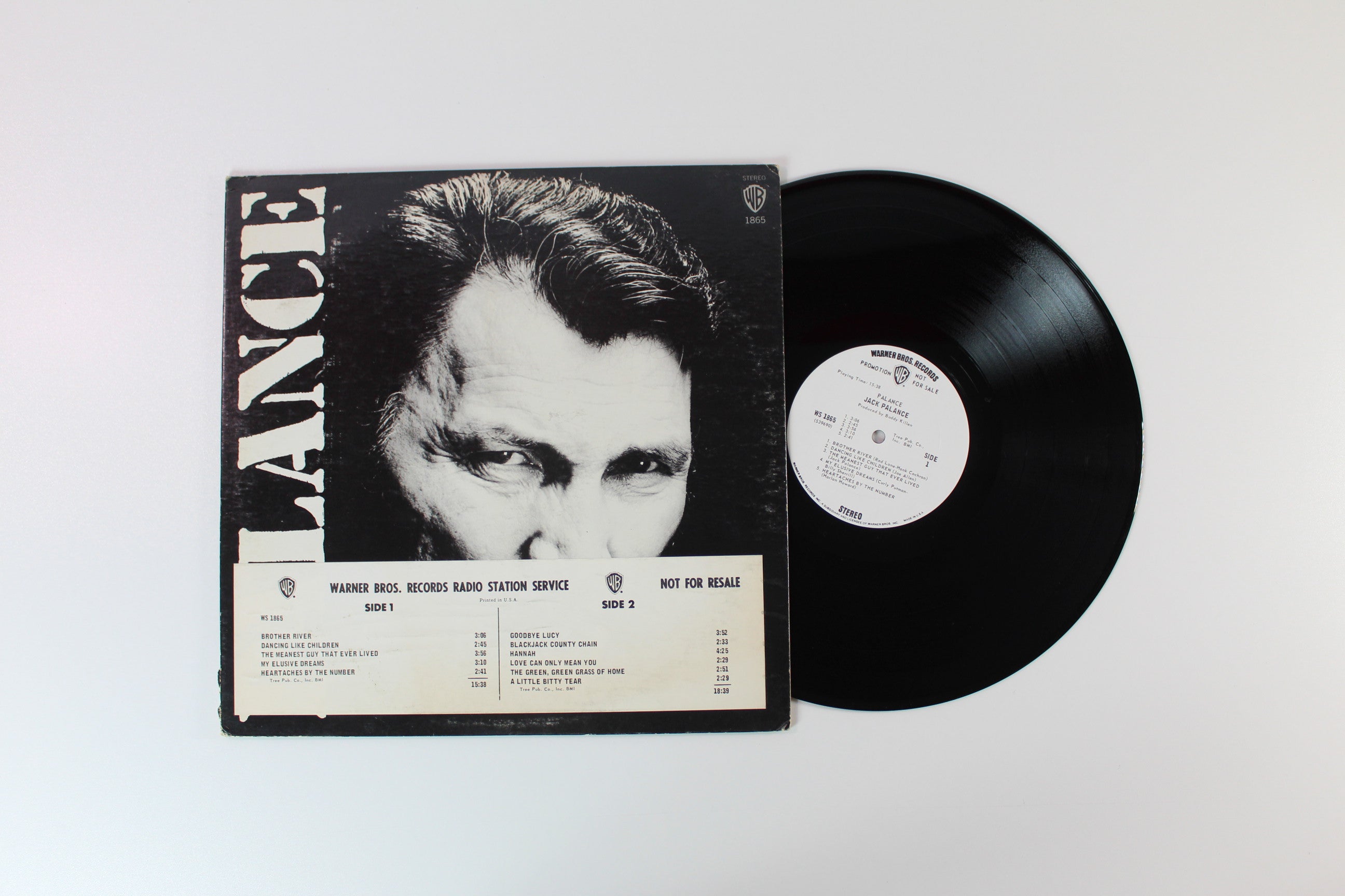 Jack Palance - Palance PROMO on Warner Bros. Records