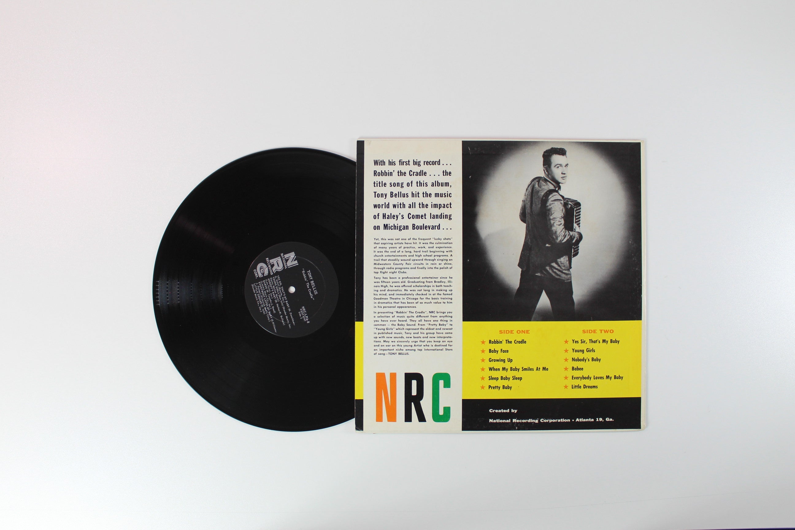 Tony Bellus - Robbin' The Cradle on National Recording Corporation