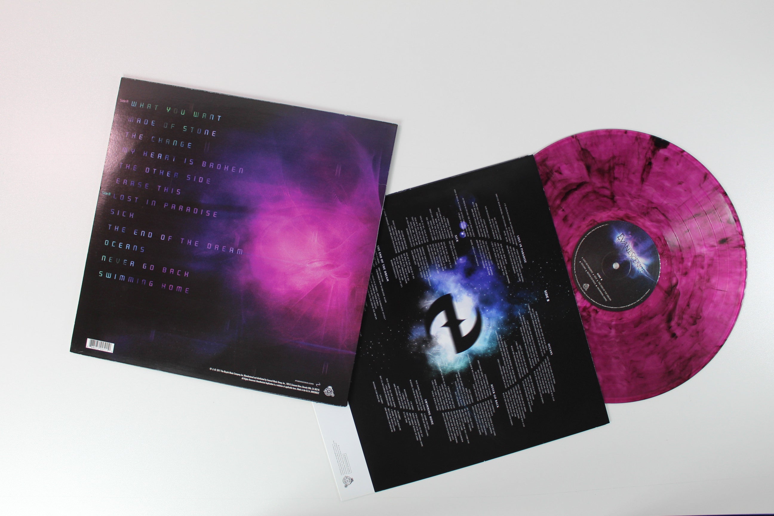 Evanescence - Evanescence on Bicycle Music Company RSD BF 2021 Ltd Purple Smoke Reissue
