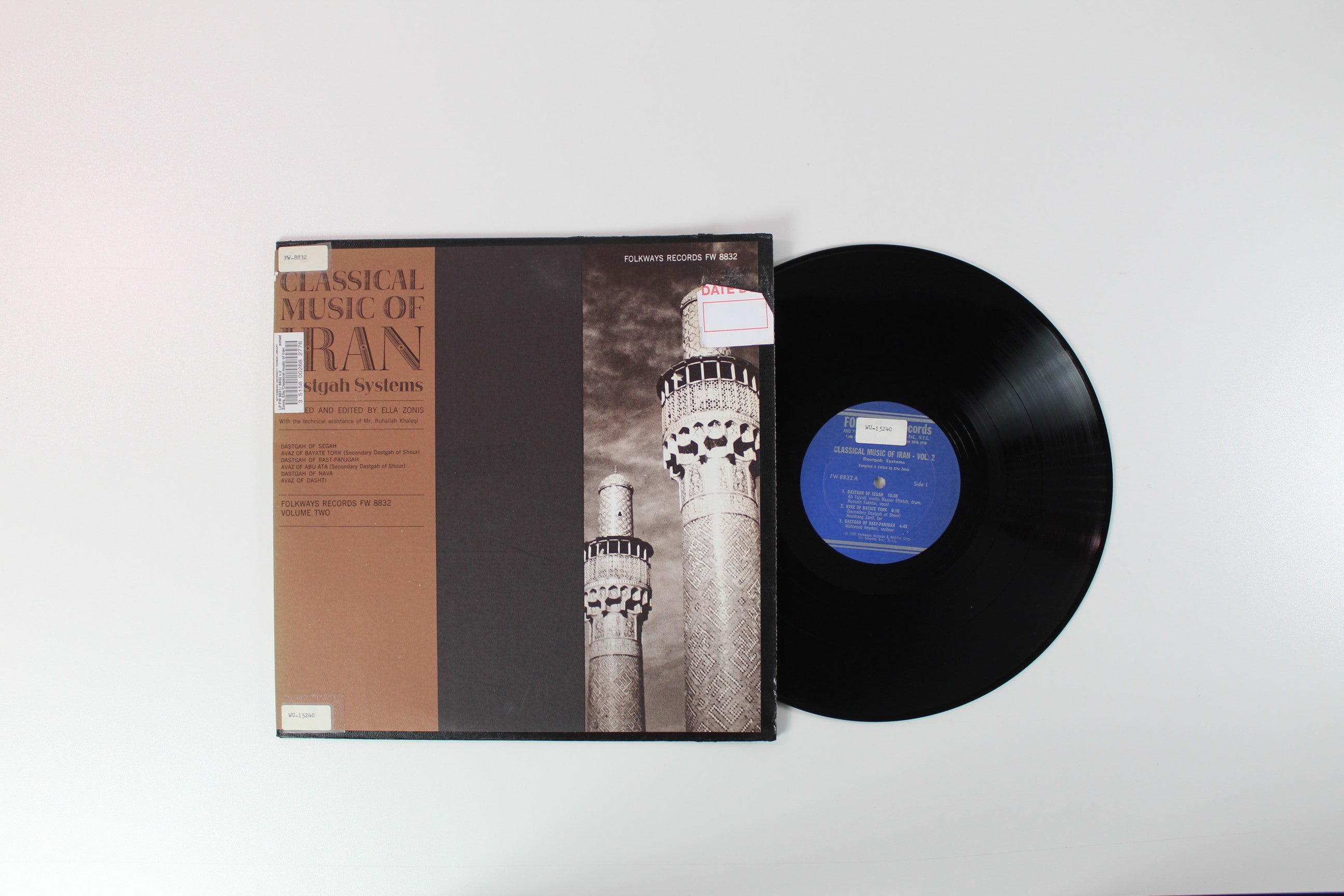 Various - Classical Music Of Iran - Dastgah Systems Vol. 2 on Folkways Records