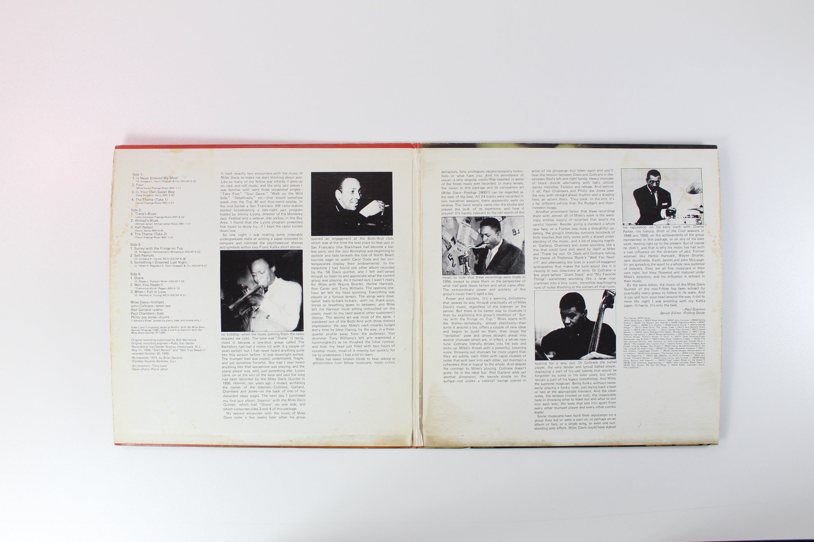 Miles Davis - Workin' And Steamin' on Prestige Reissue